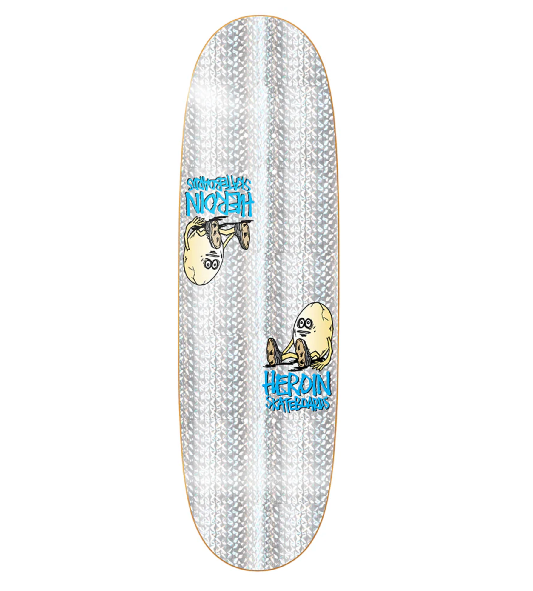 スケートボード HEROIN SYMMETRICAL HOLO EGG 9.25 Heroin Skateboards - The Symmetrical Holo Egg - 9.25