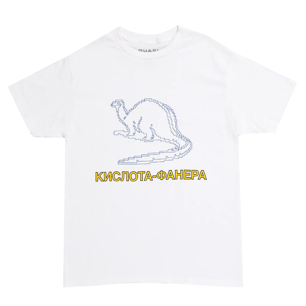 Quasi Skateboards - Dinosaur Tee - White