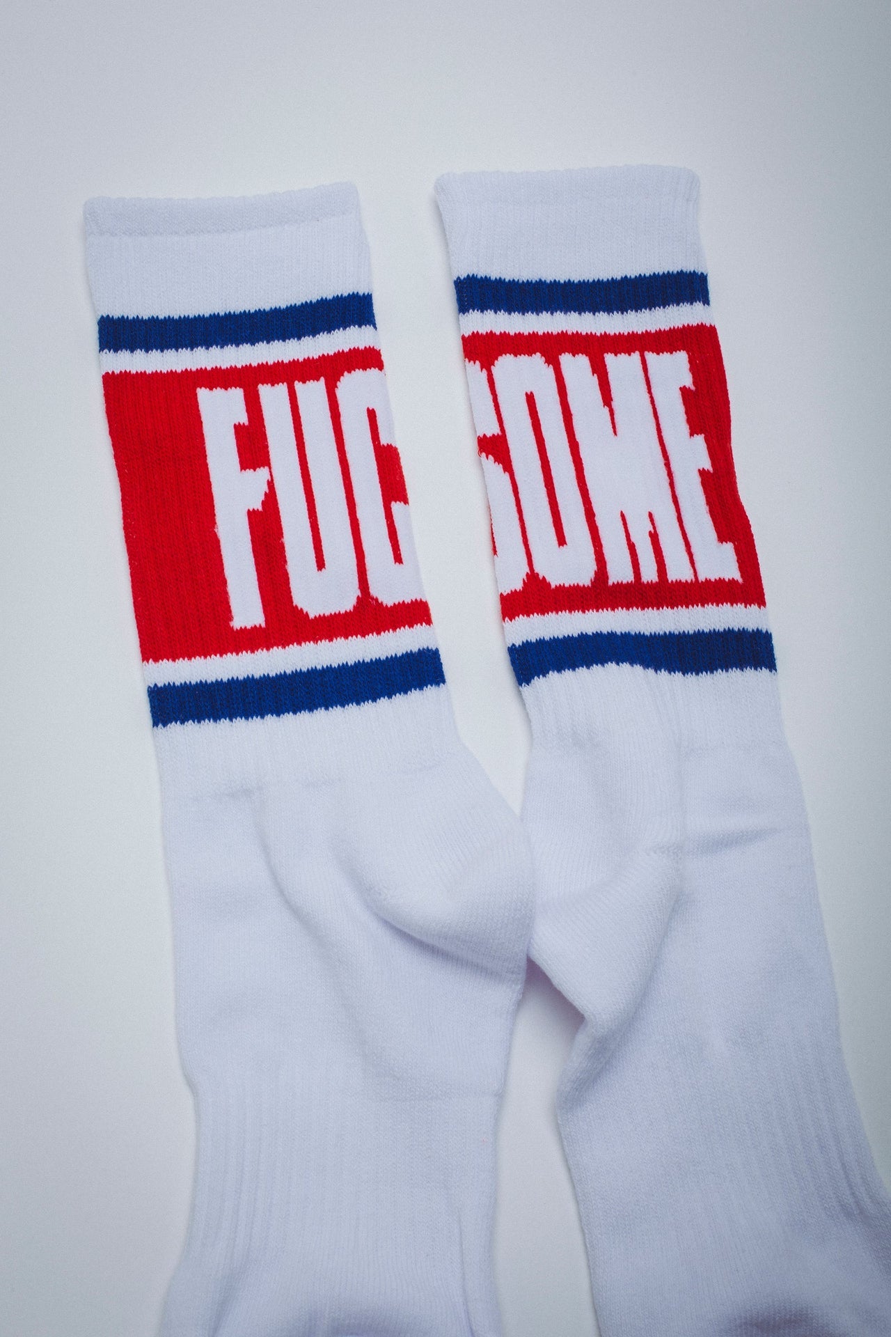 FA Skateboards - Big Stripe Sock - White/Red