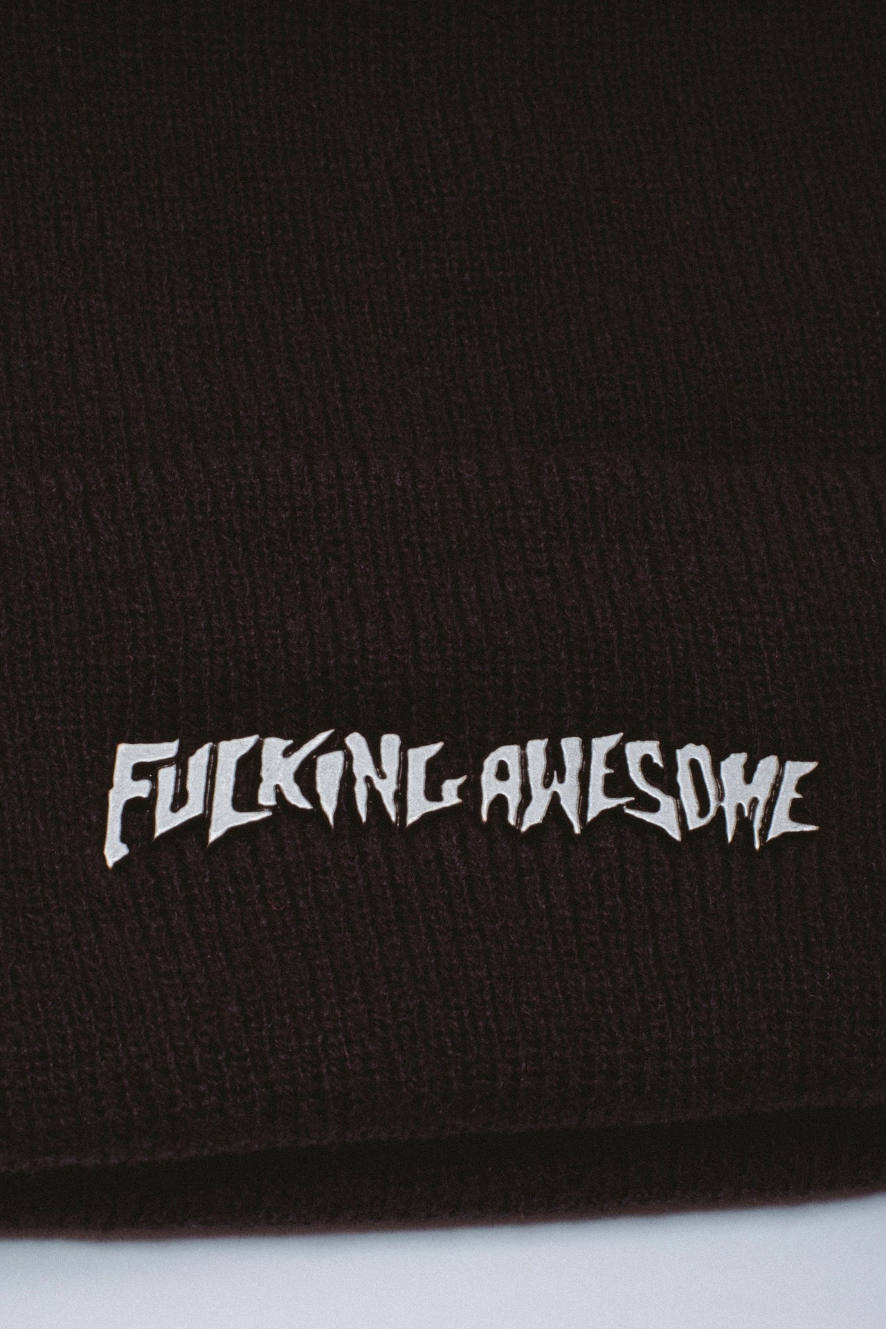 FA Skateboards - Metal Stamp Logo Cuff Beanie - Black