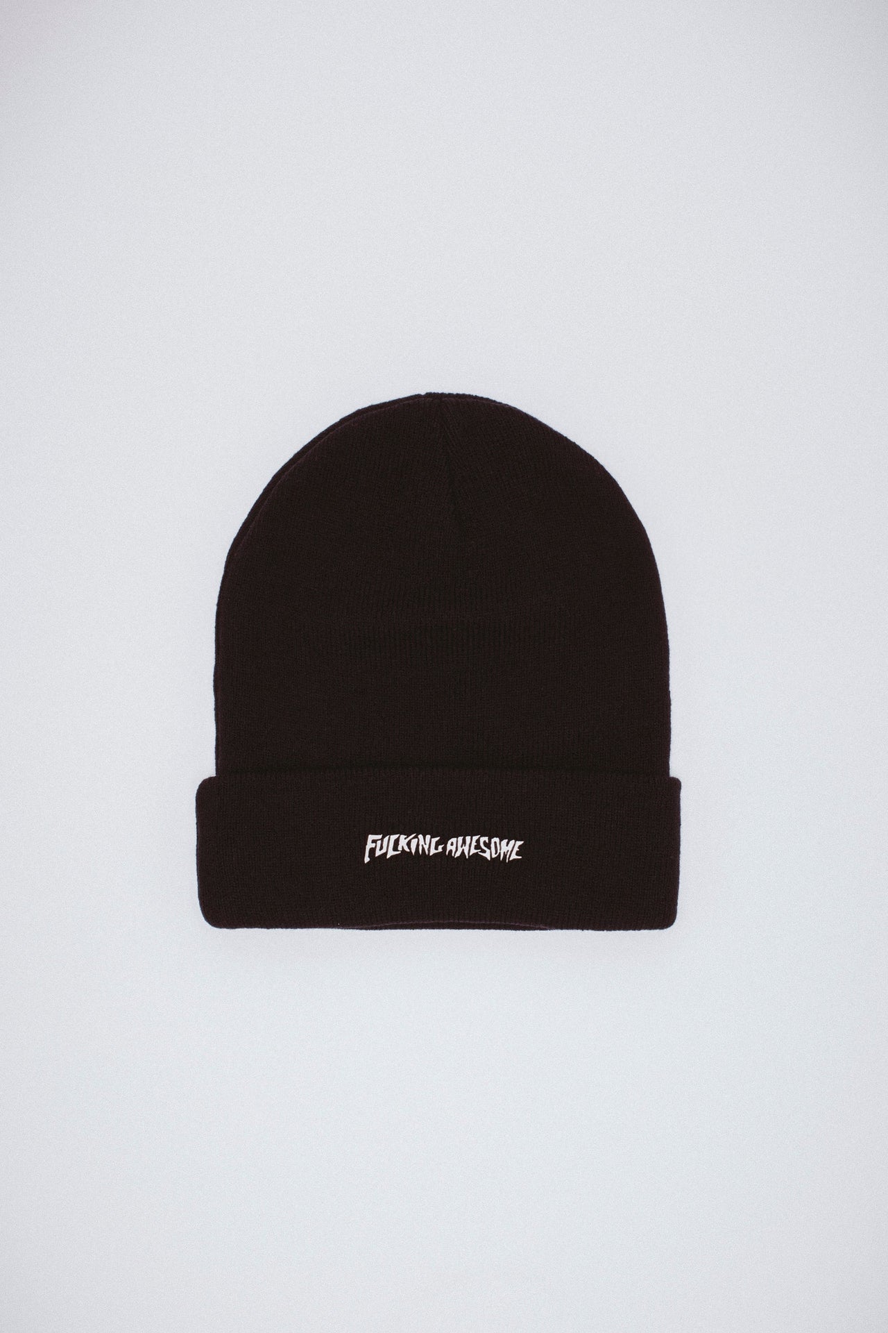 FA Skateboards - Metal Stamp Logo Cuff Beanie - Black