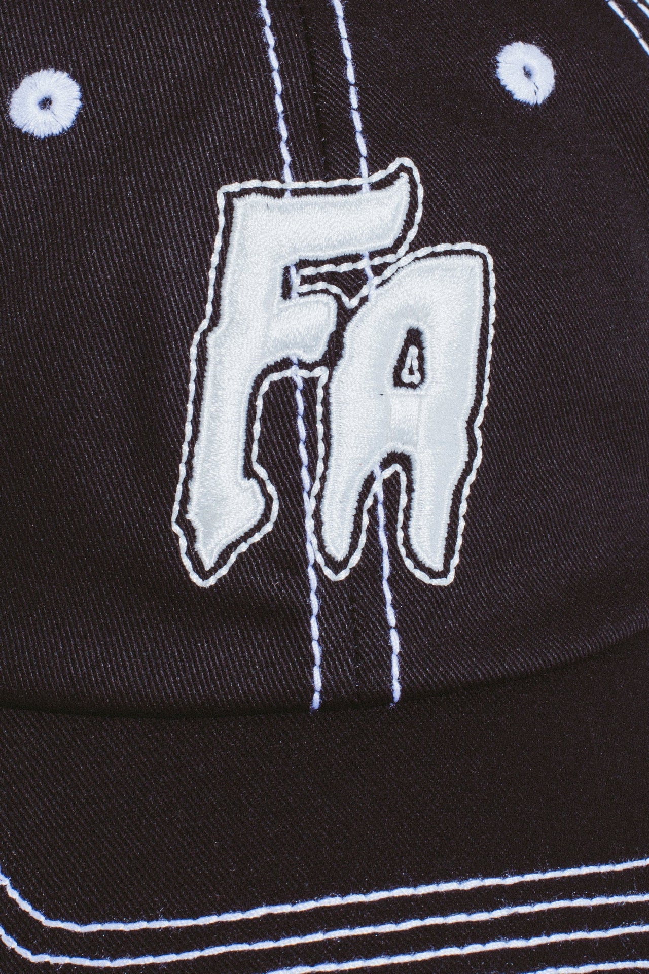 FA Skateboards - Seduction Contrast Stitch 6-Panel Hat Black