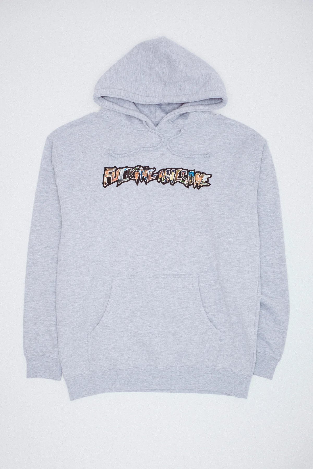 FA Skateboards - Dill Collage Hoodie - Heather Grey
