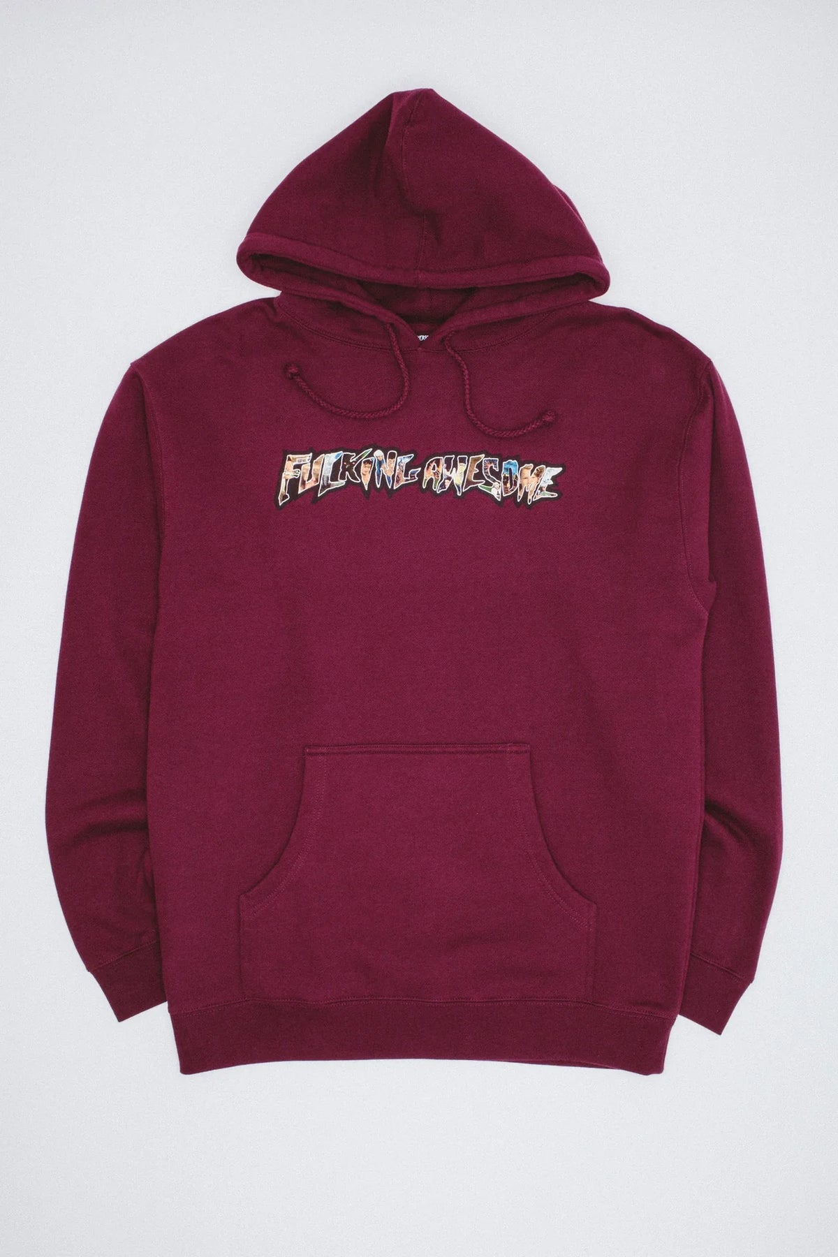 FA Skateboards - Dill Collage Hoodie - Maroon