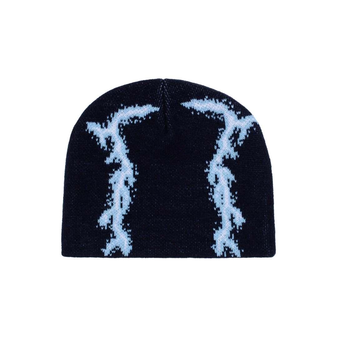 Hockey Skateboards - Lighting Skully Beanie - Black