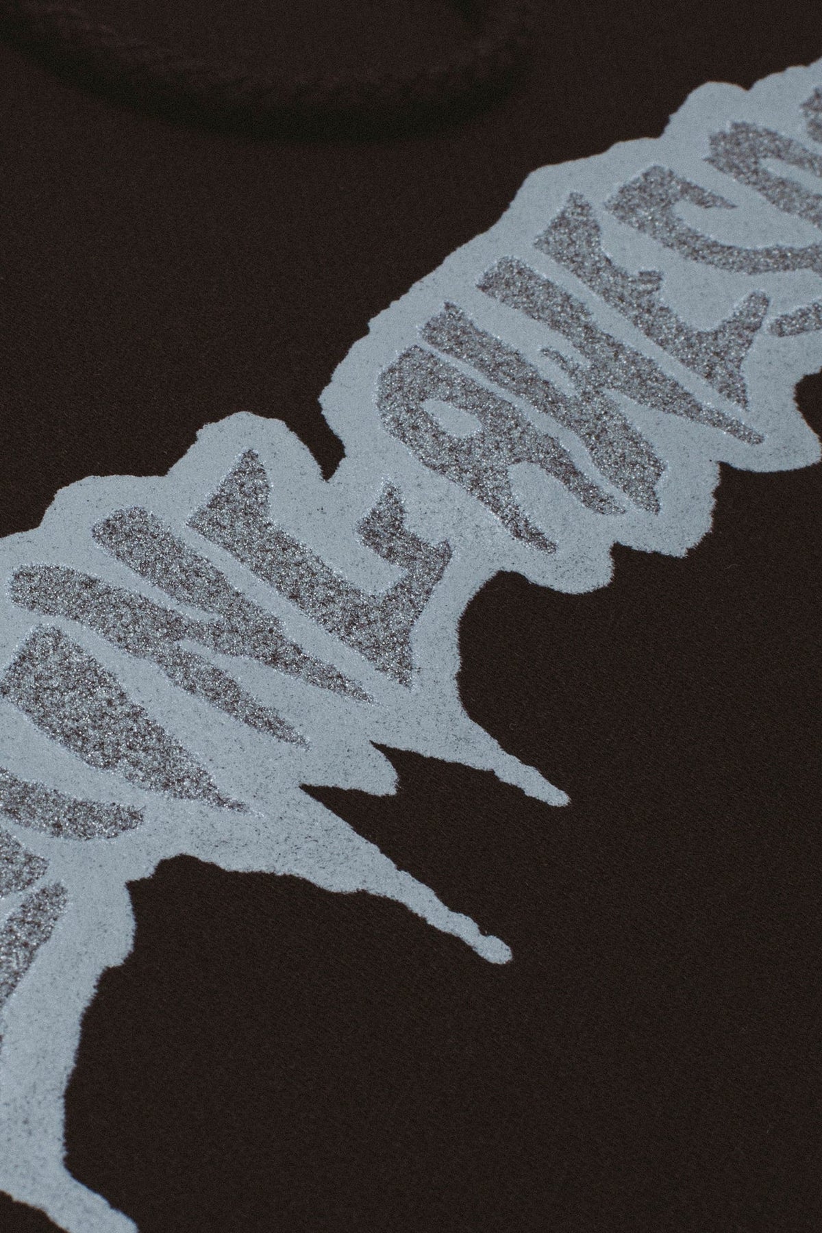 FA - Reflective Drip Logo Hoodie - Black