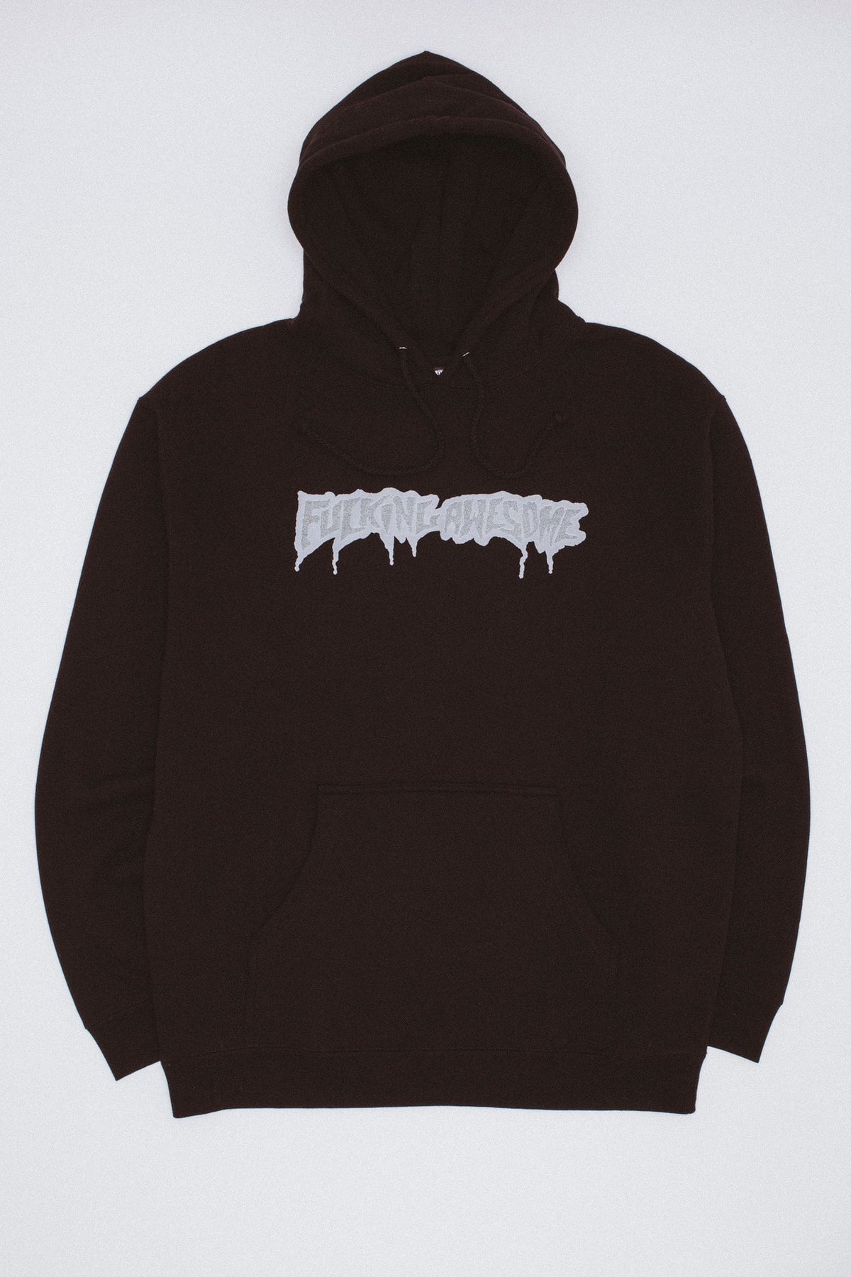 FA - Reflective Drip Logo Hoodie - Black