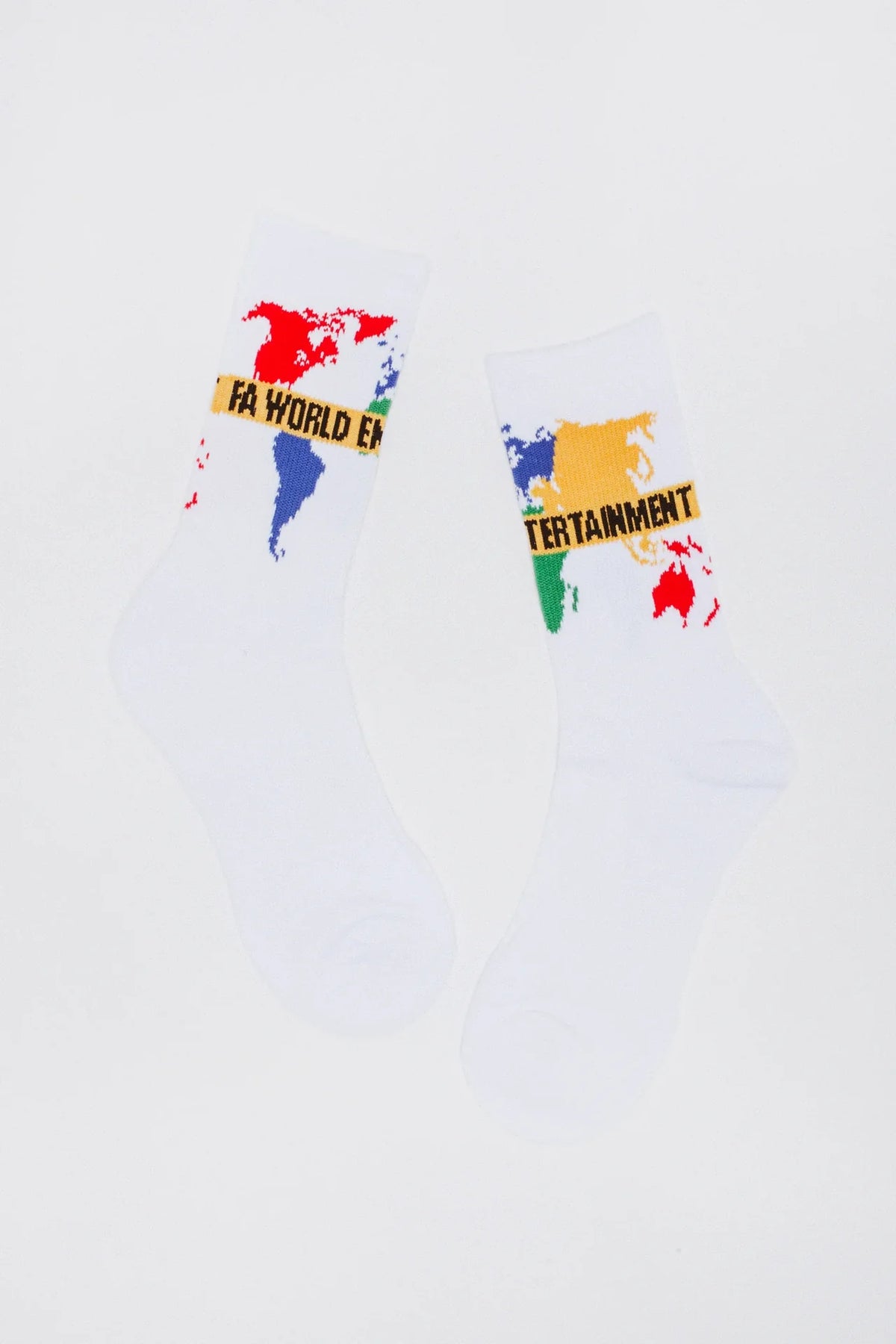 FA Skateboards - World Sock - White
