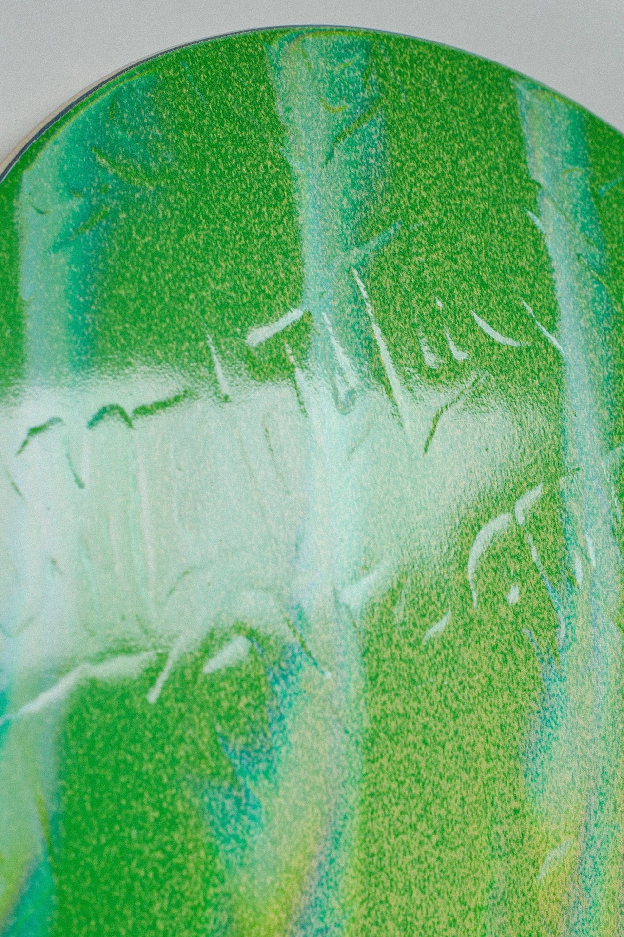 Fucking Awesome - Neon Green Stamp Embossed - 8.25"