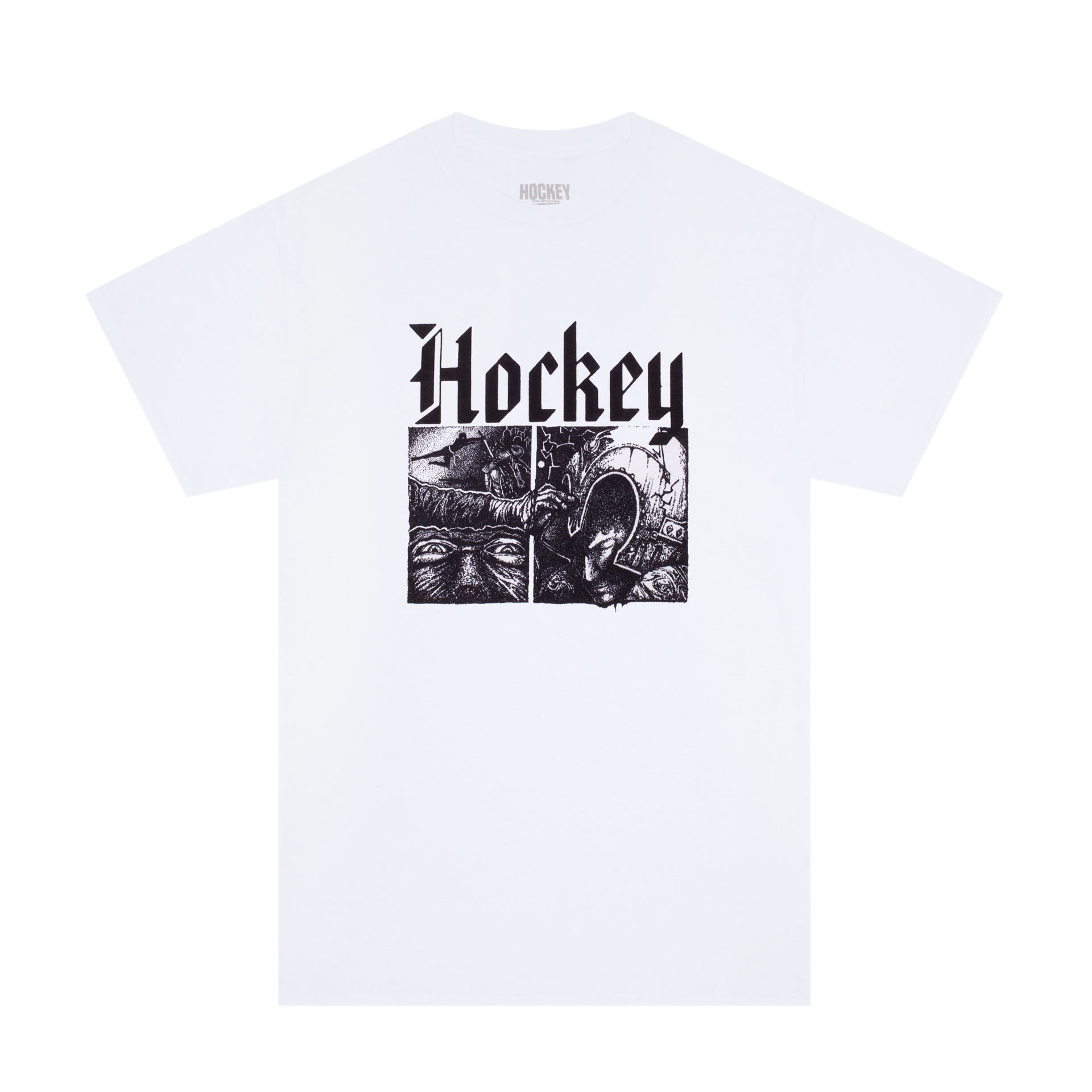 Hockey Skateboards - Middle Earth Tee - White