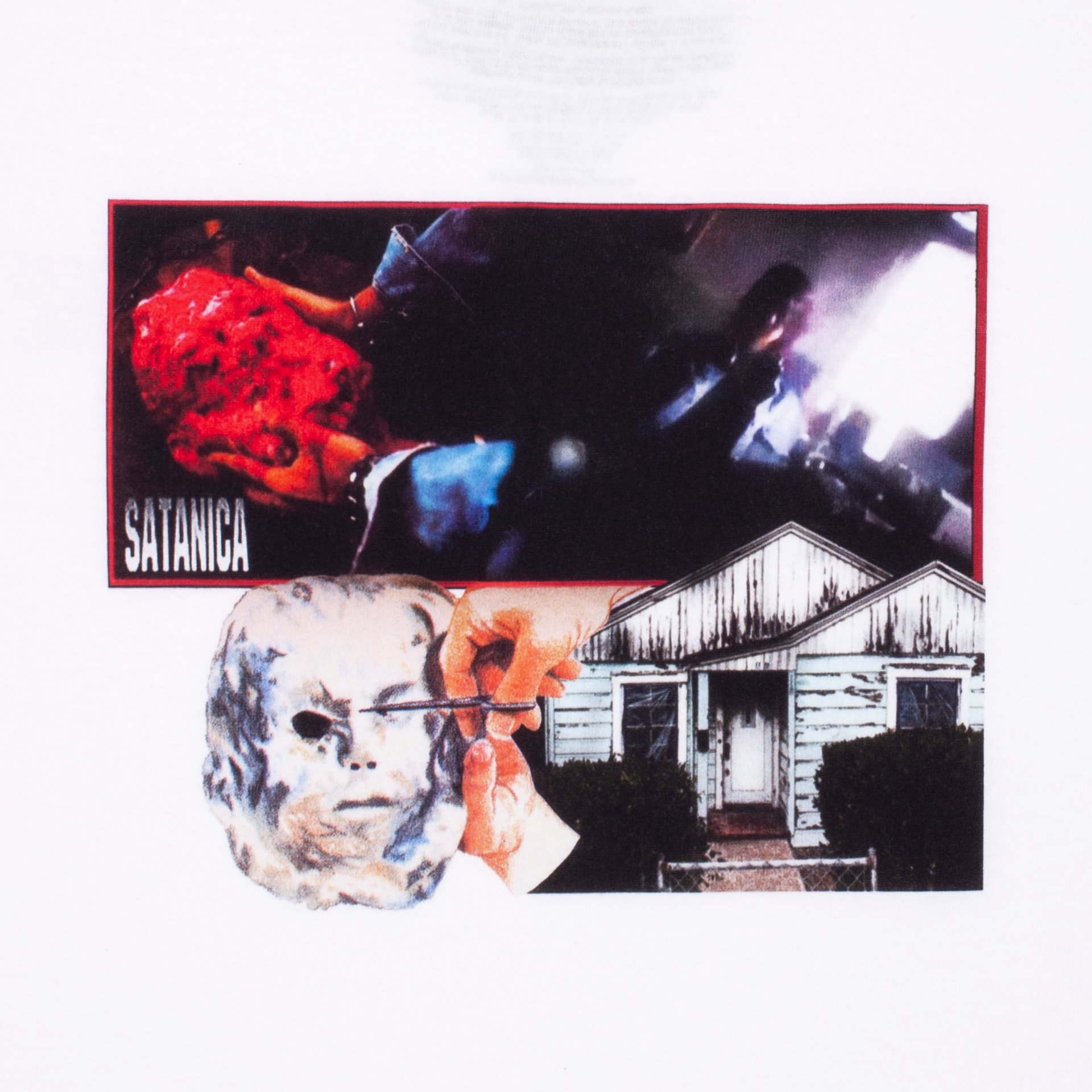 Hockey Skateboards - Satanica Tee - White
