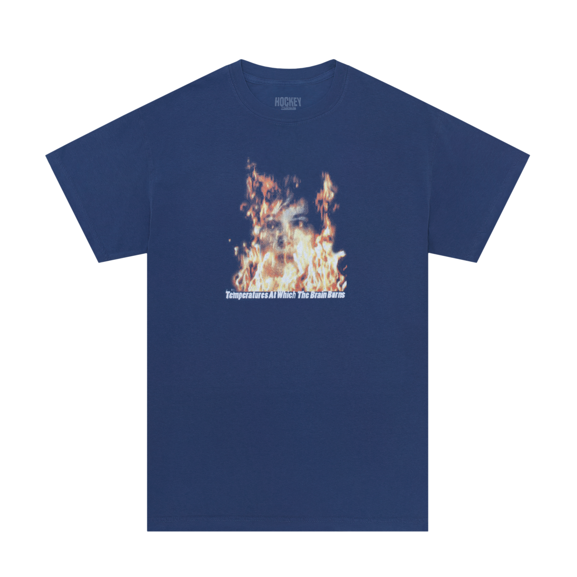 Hockey Skateboards - Temperatures Tee - Pigment Dyed Midnight