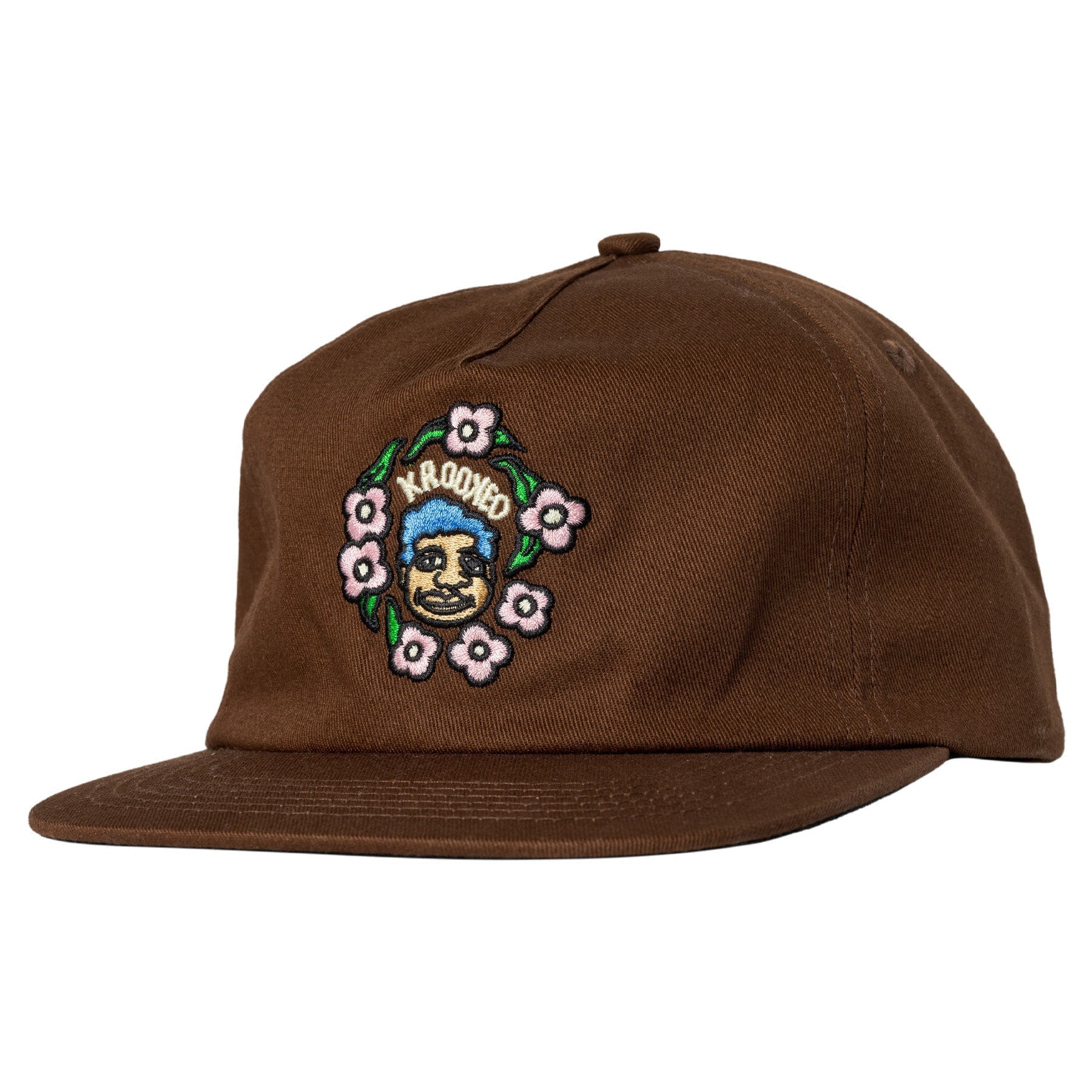 Krooked Skateboards - Sweatpants Redux Snapback - Brown