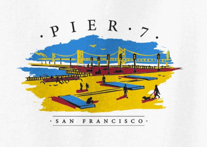 Real Skateboards - Pier 7 Tee - White