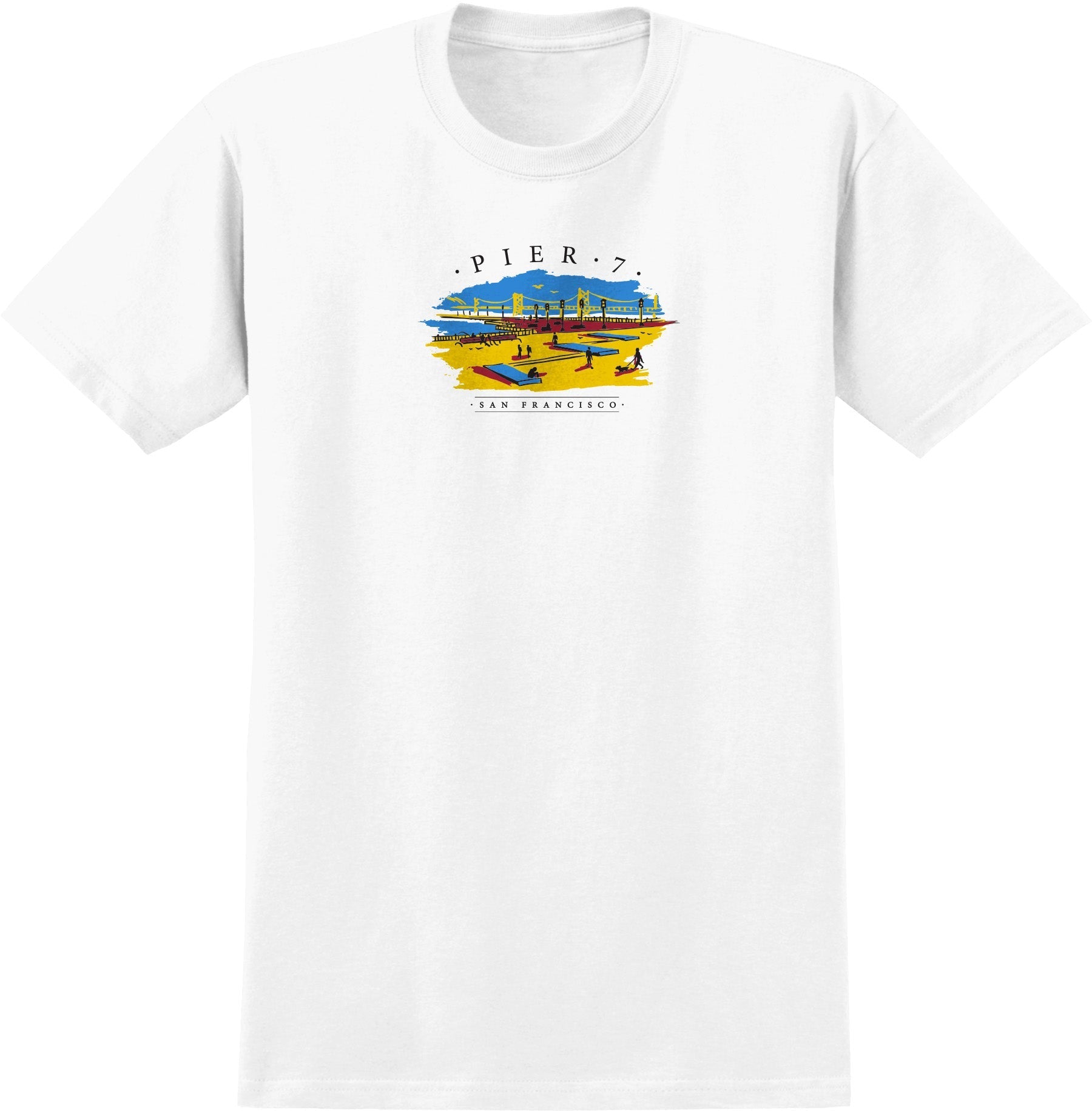 Real Skateboards - Pier 7 Tee - White