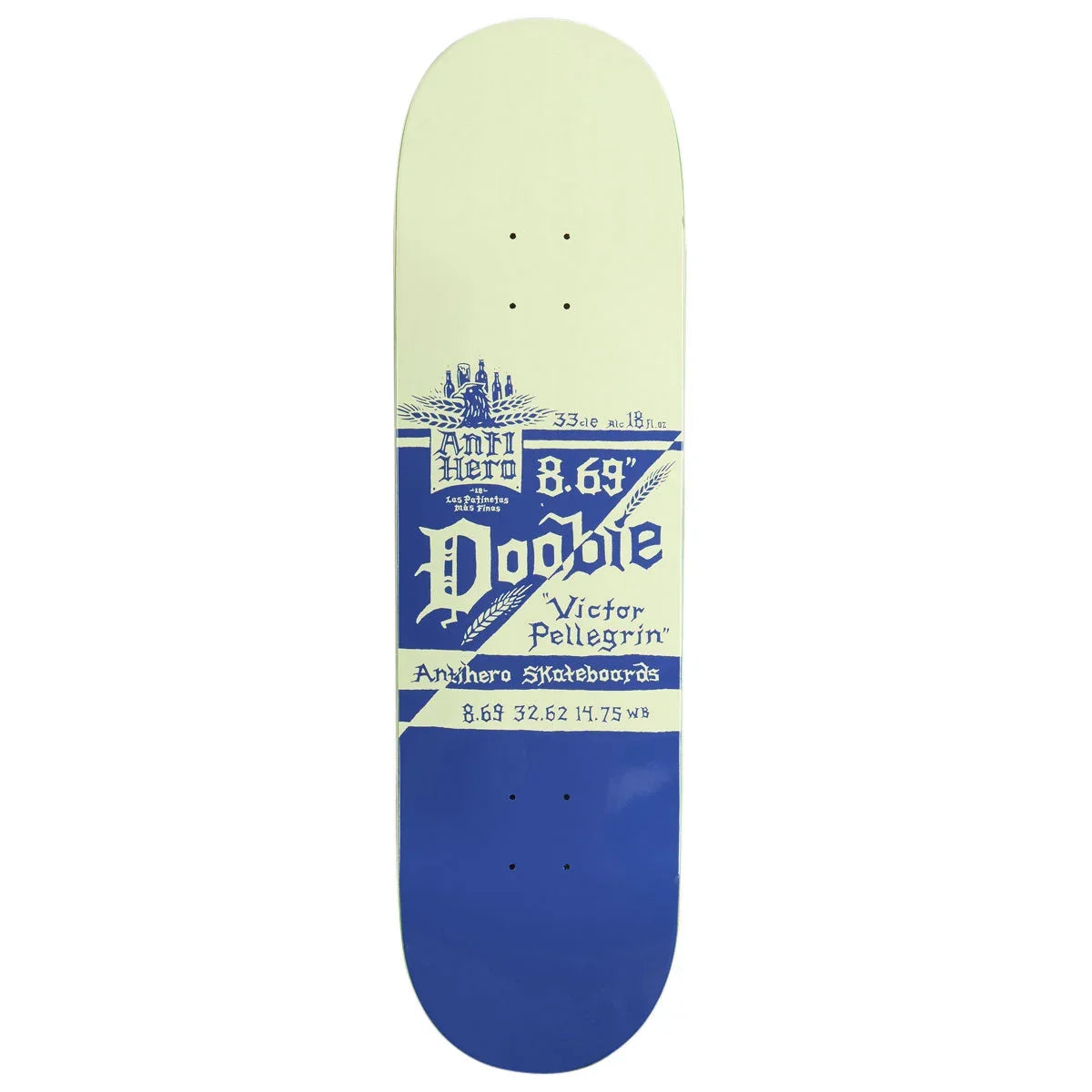 Antihero Skateboards - Doobie Mas Frescos - 8.69" (CN)