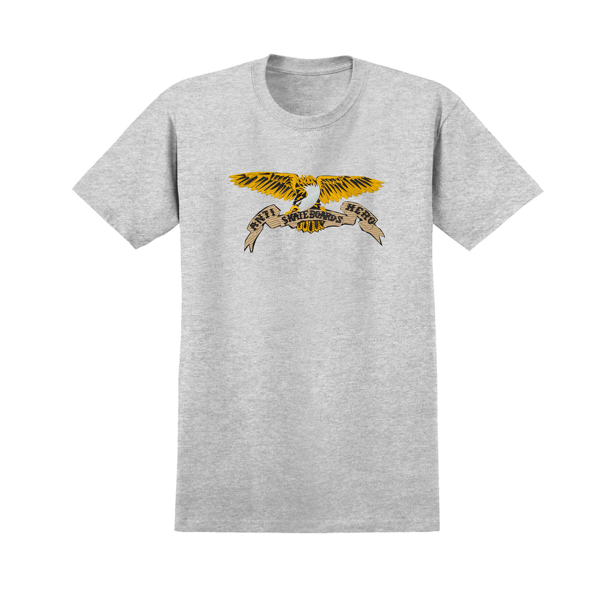 Antihero Skateboards - Kenji Eagle Tee - Heather Grey