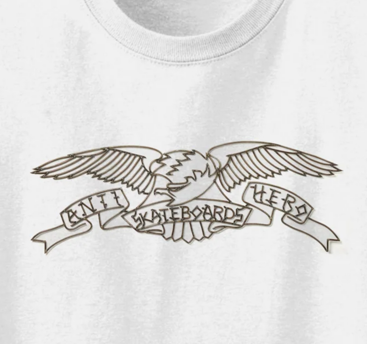 Antihero Skateboards - Treasure Island Eagle Tee - White