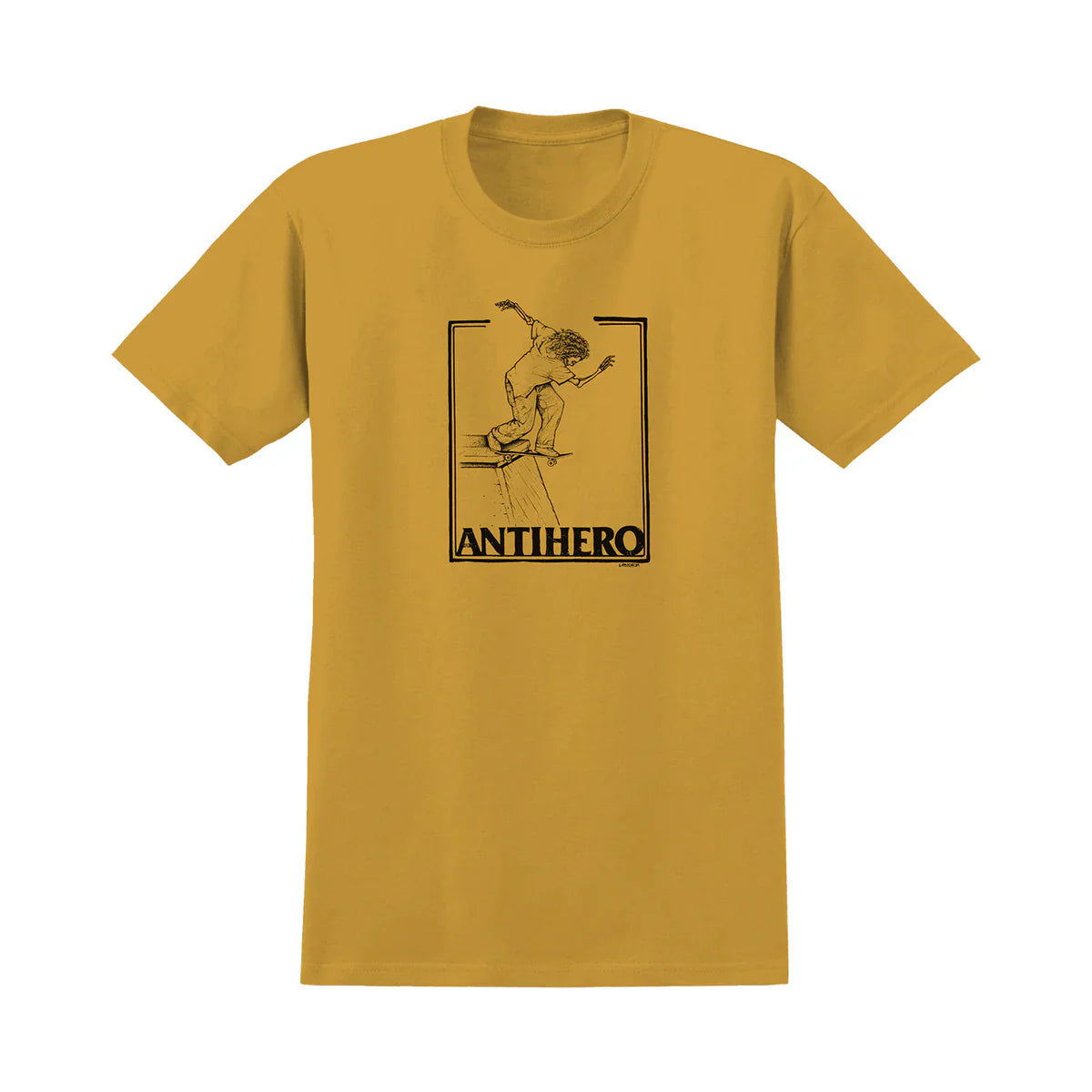 Antihero Skateboards - Doobie by Lance Tee Heather Mustard