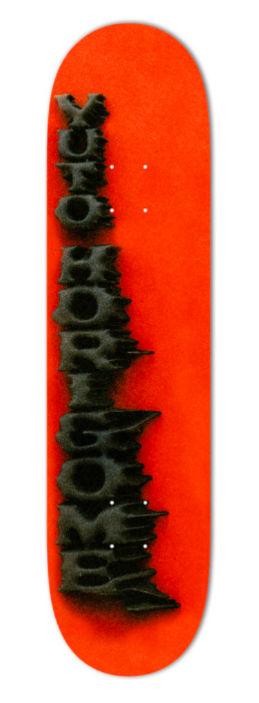 April Skateboards - Yuto Stamp Red - 8.25"