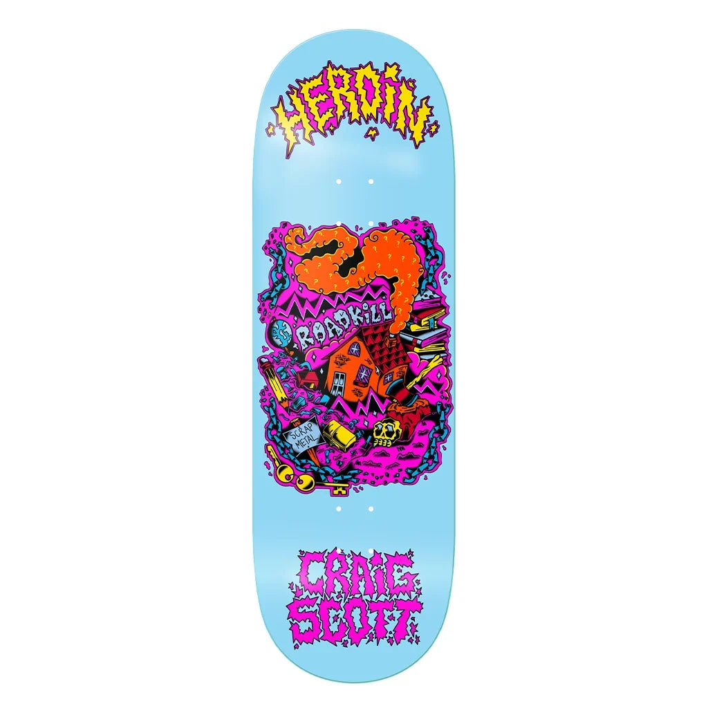 Heroin Skateboards - Craig Questions Scrap Metal - 10.0"