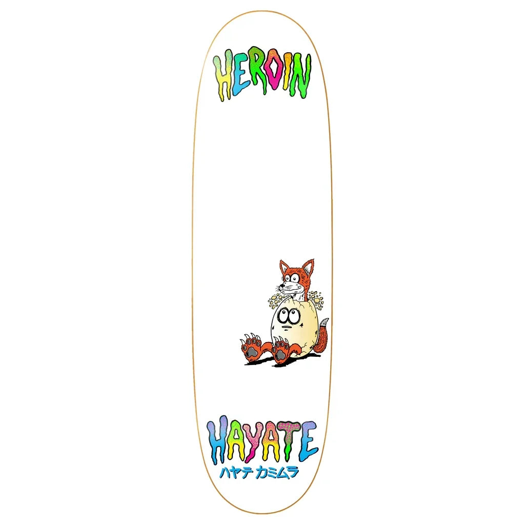Heroin Skateboards - Hayate Fox Egg - 8.75"
