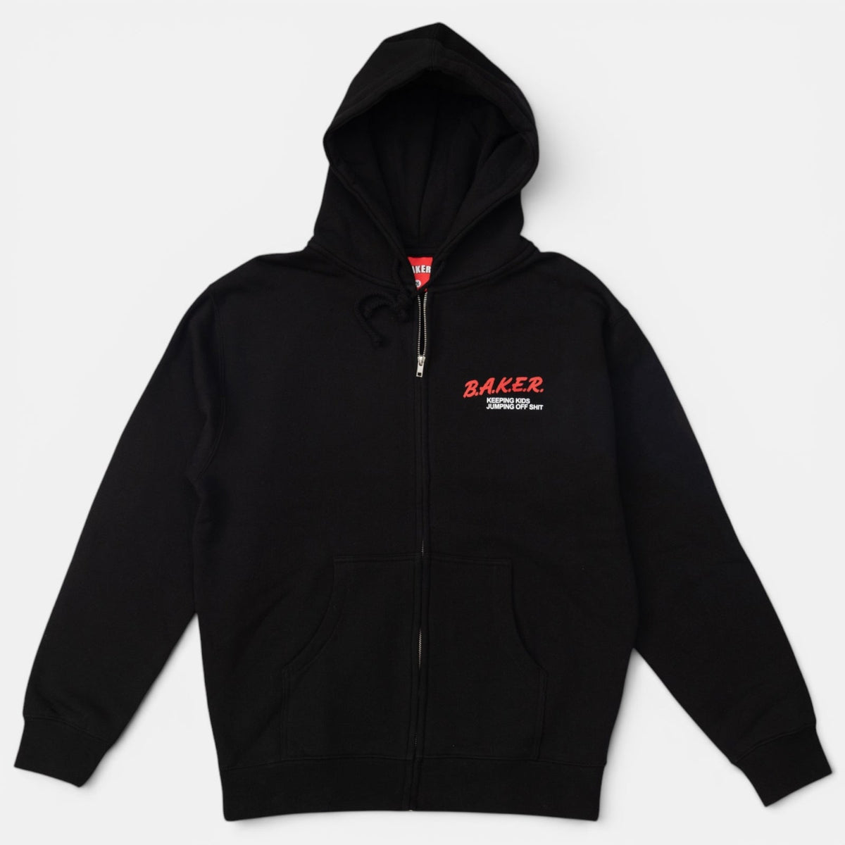 Baker Skateboards - Narc Zip Up Hoodie - Black