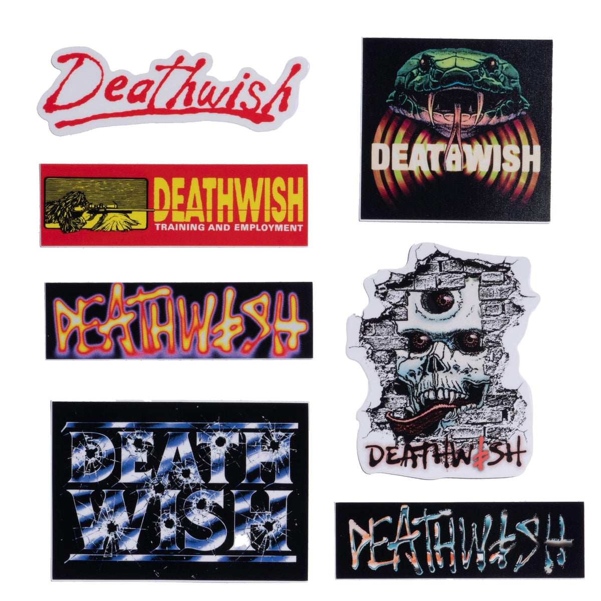 Deathwish Skateboards - Kumate Stickers - 7 pack