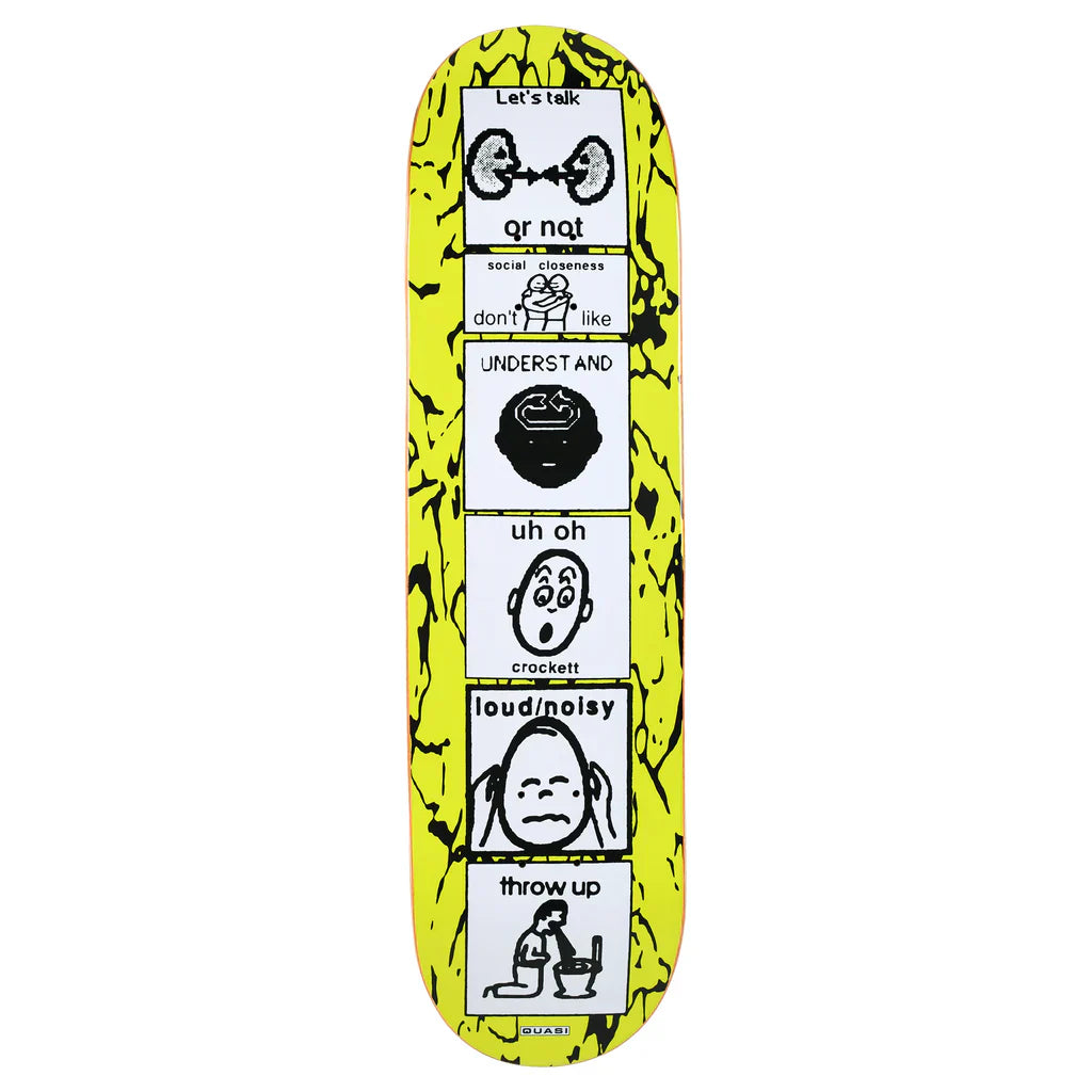 Quasi Skateboards - Crockett The Puker - 8.25"