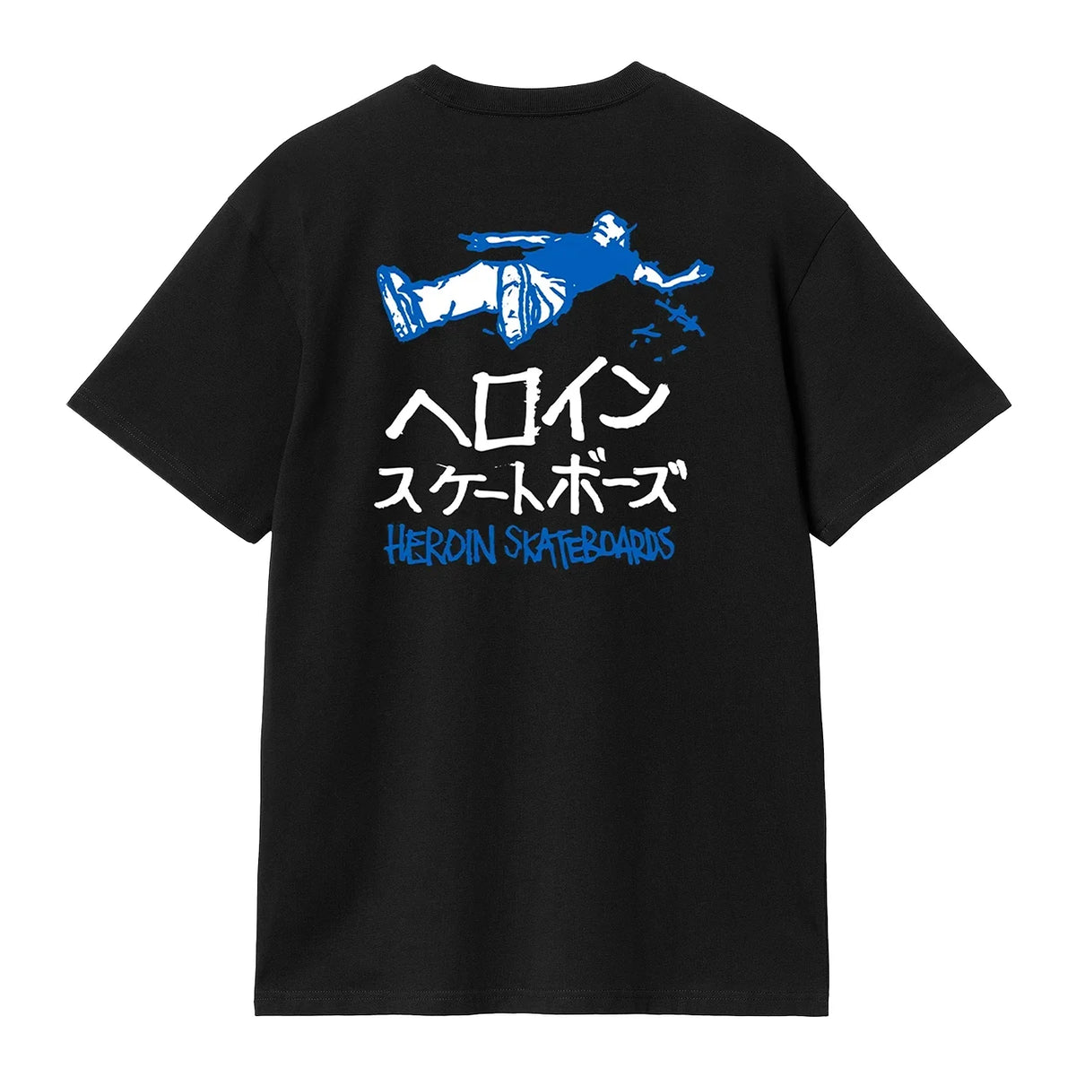 Heroin Skateboards - Good Shit Japan Tee - Black