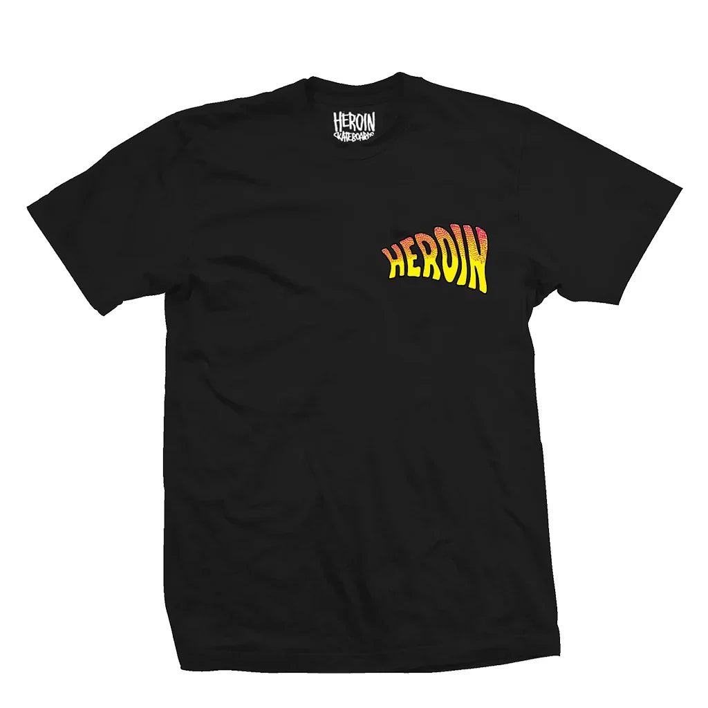 Heroin Skateboards - Merged Tee - Black
