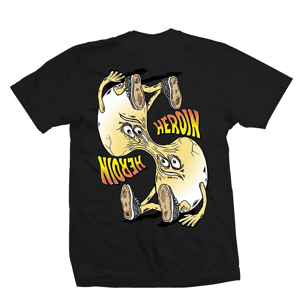 Heroin Skateboards - Merged Tee - Black