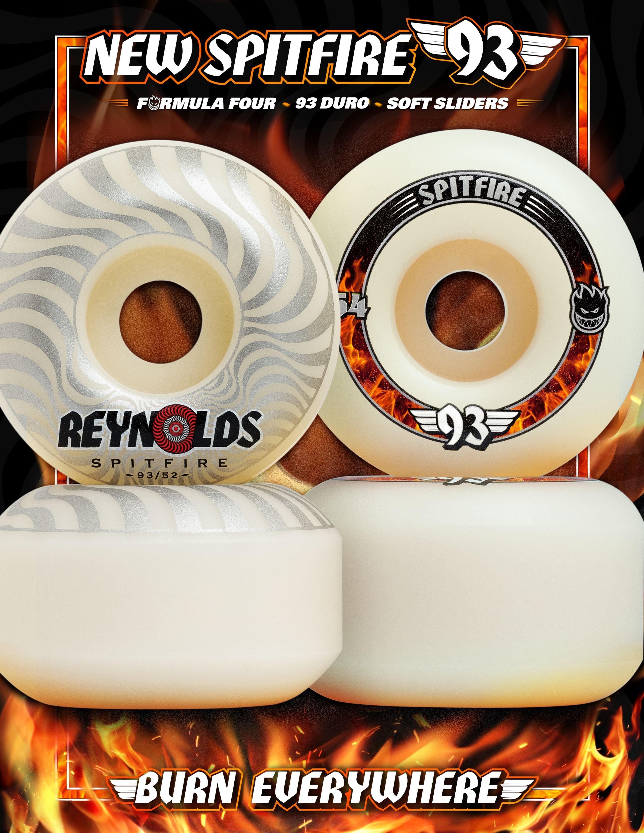 Spitfire Wheels - F4 93A Radial Shape (Various Sizes)