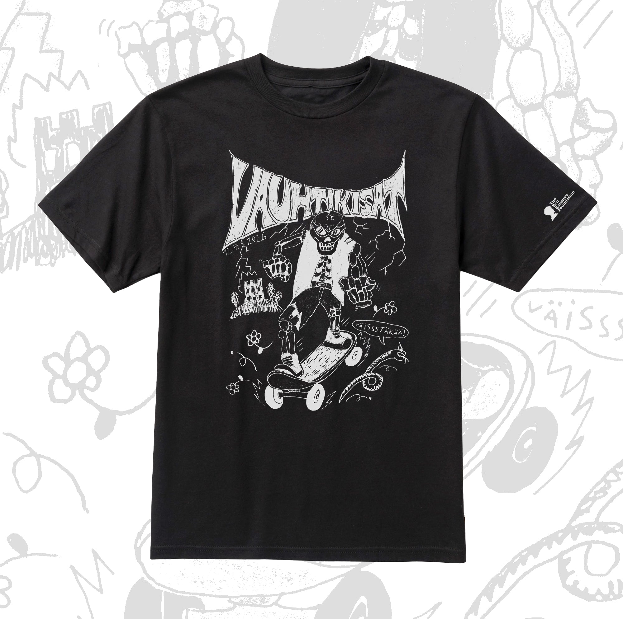 Koffin Vauhtikisat - Official 2026 T-Shirt Black / White (PRE-ORDER)