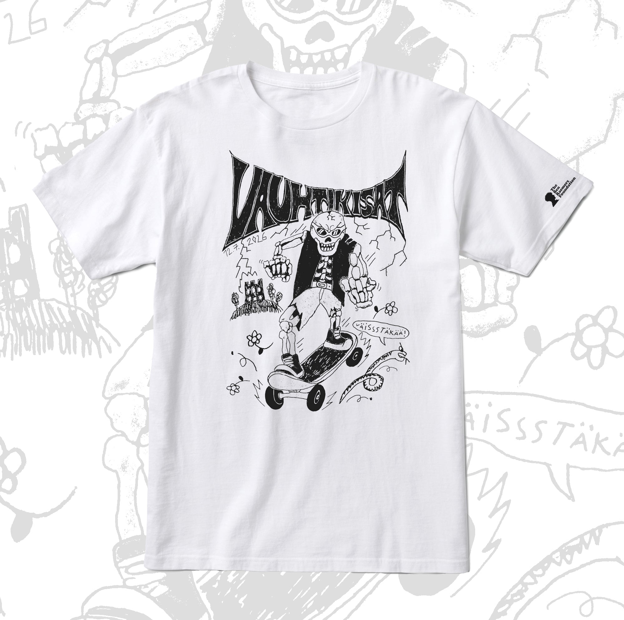 Koffin Vauhtikisat - Official 2026 T-Shirt White / Black (PRE-ORDER)