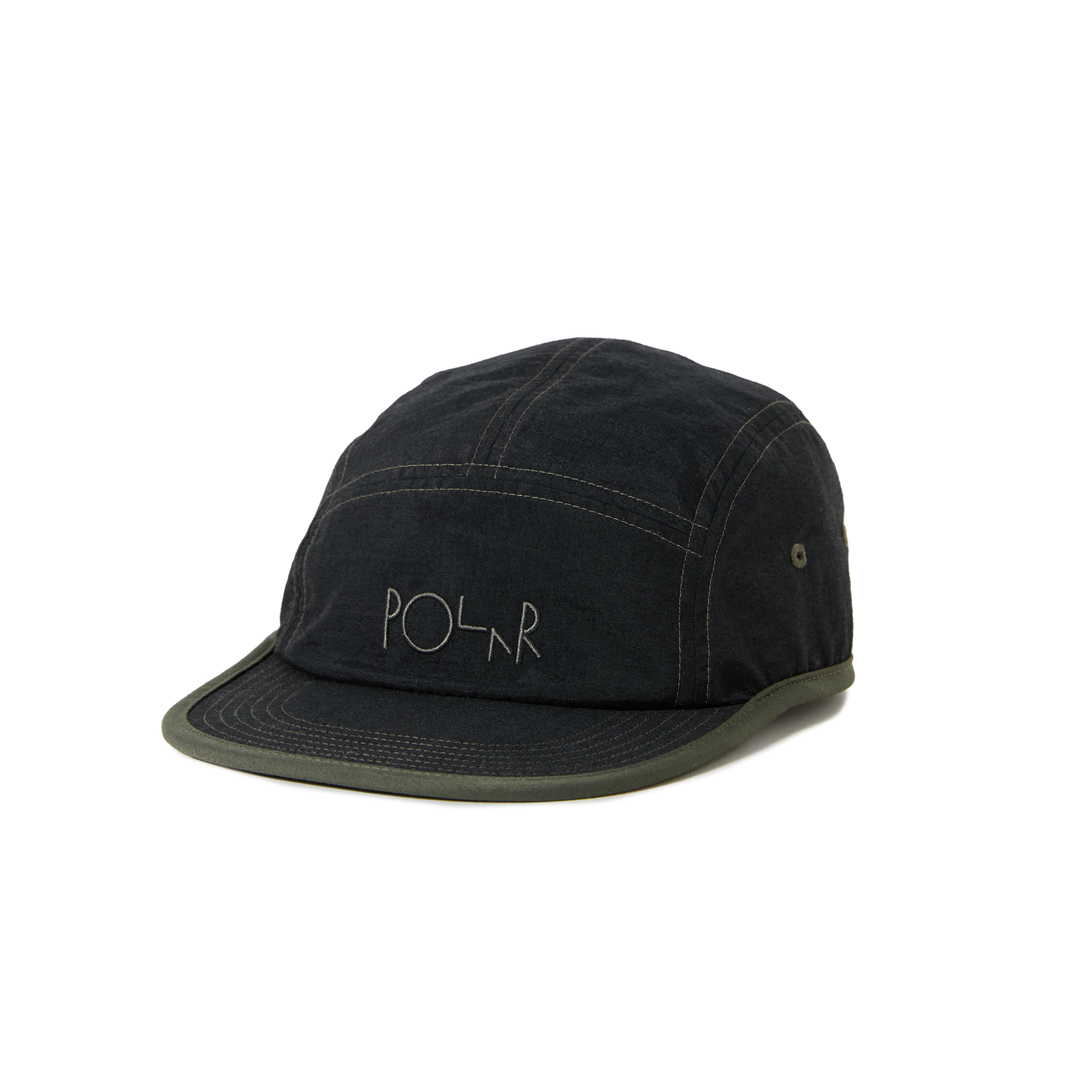 Polar Skate Co. - Vilde Cap Black/Army Green
