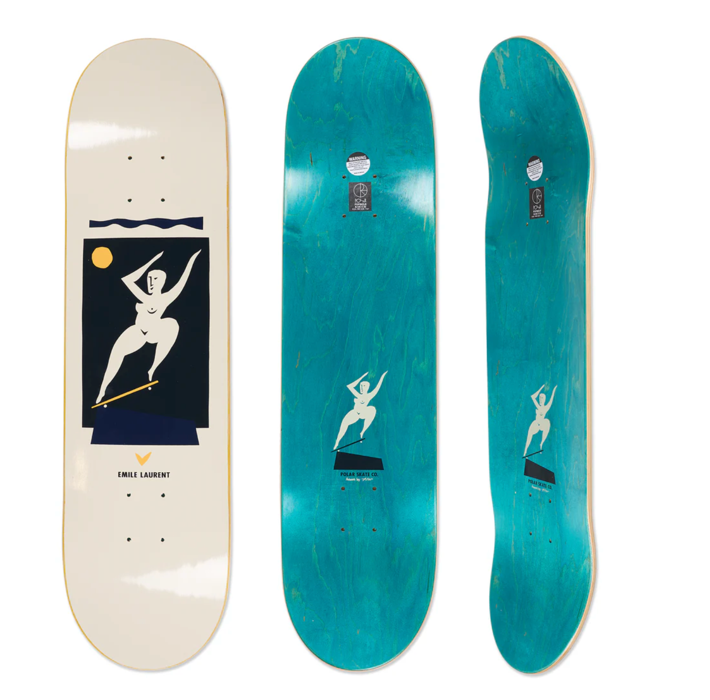 Polar Skate Co. - Emile Crooks Cream - 8.375"