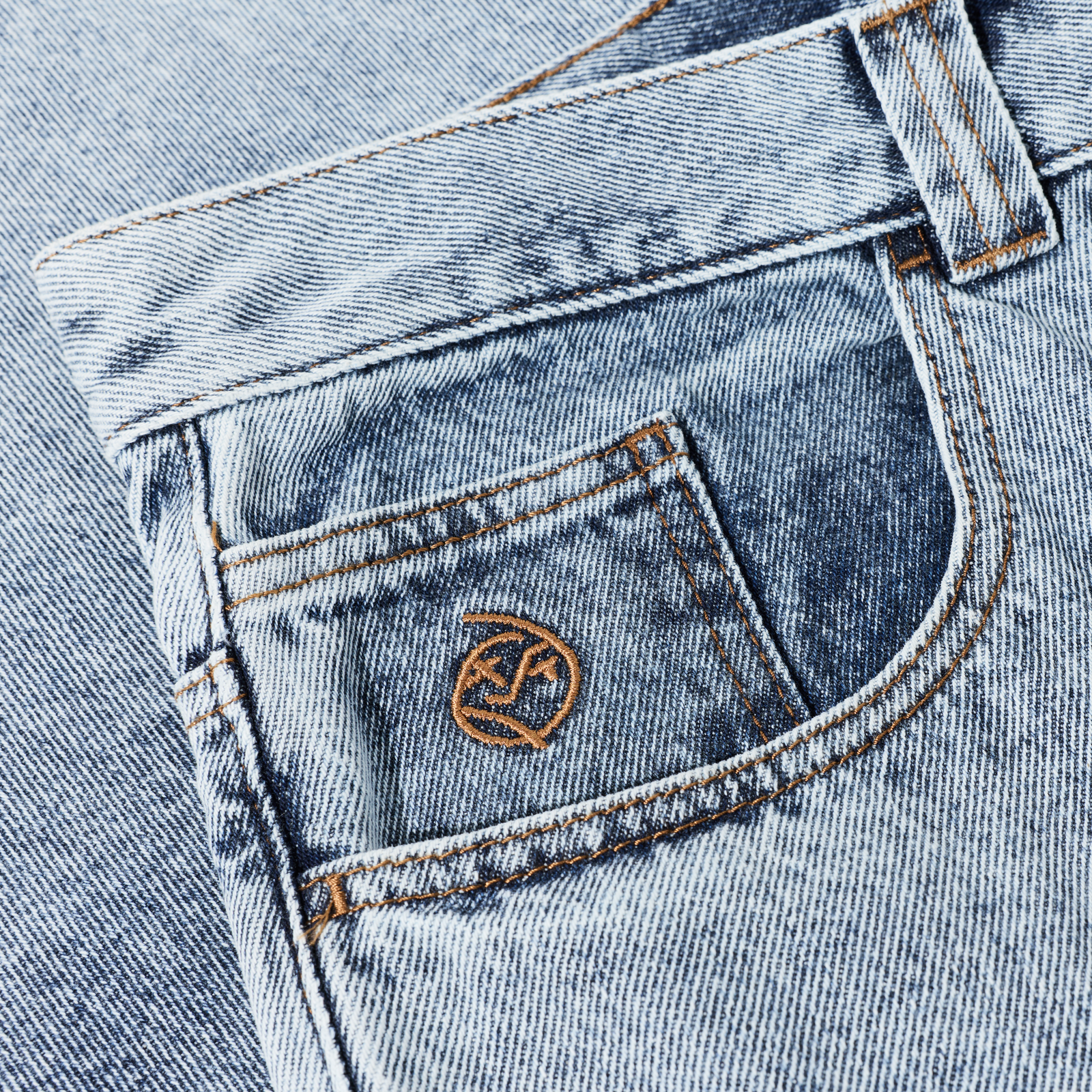 Polar Skate Co. - Big Boy Shorts - Heavy Washed Blue