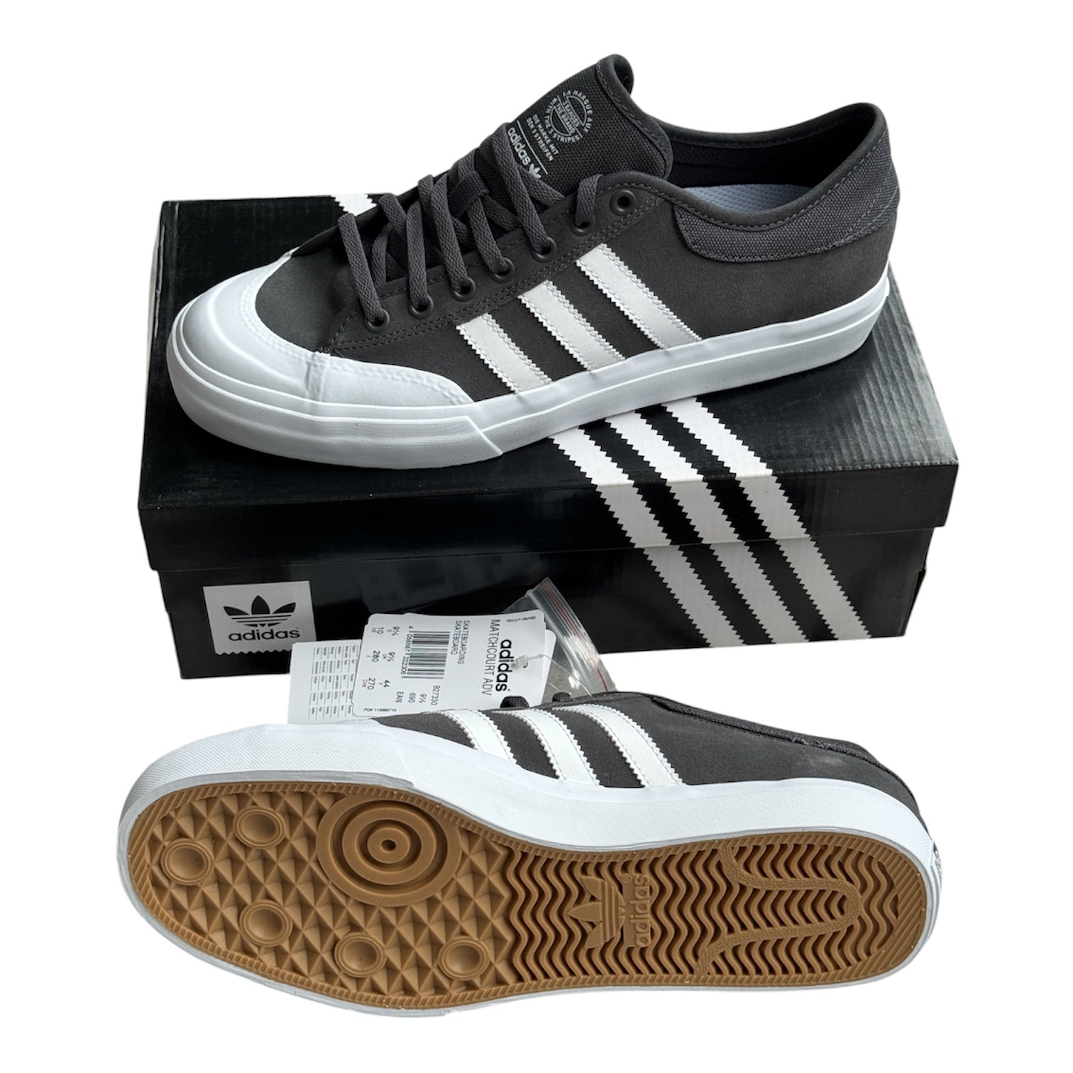 adidas Skateboarding - Matchcourt ADV Grey US10.0 (2018)