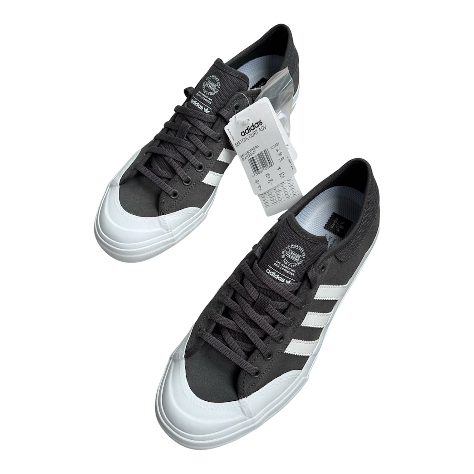 adidas Skateboarding - Matchcourt ADV Grey US10.0 (2018)