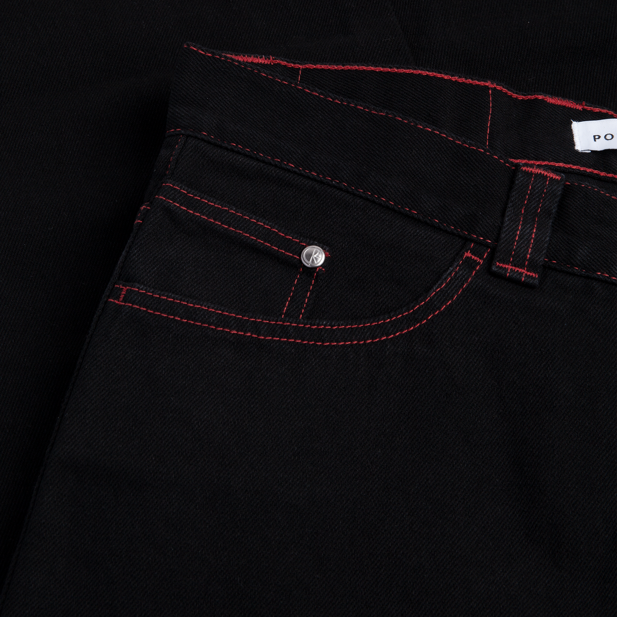 Polar Skate Co. - '93! Pants Apocalypse Nun - Black/Red