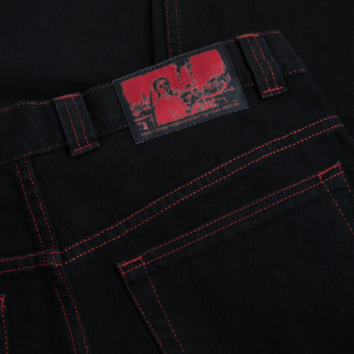 Polar Skate Co. - '93! Pants Apocalypse Nun - Black/Red