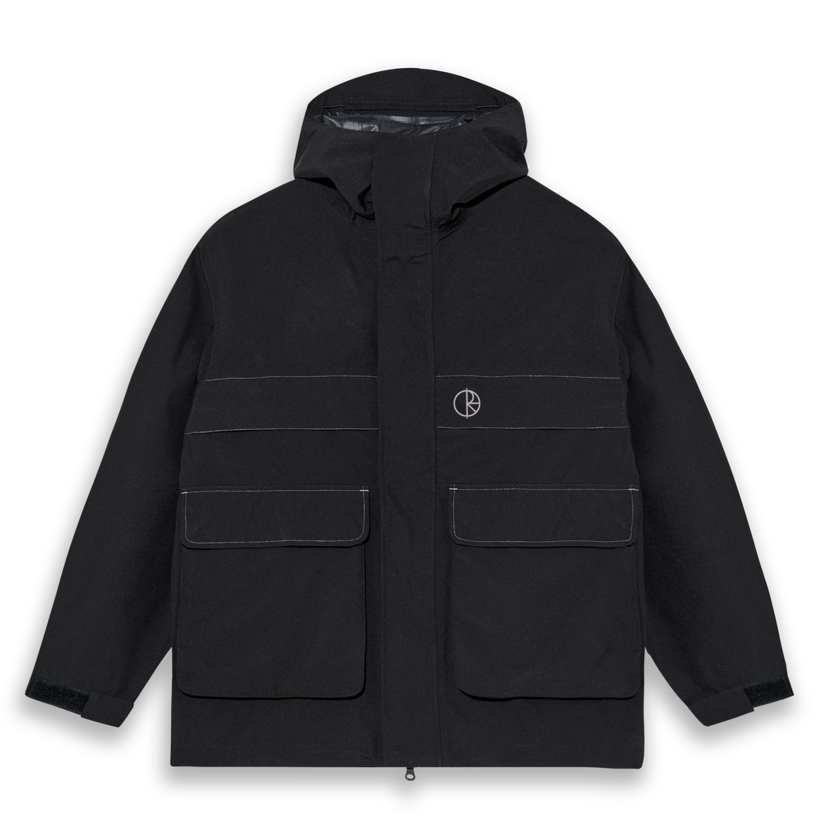 Polar Skate Co. - Cargo Shell Jacket - Black/Silver
