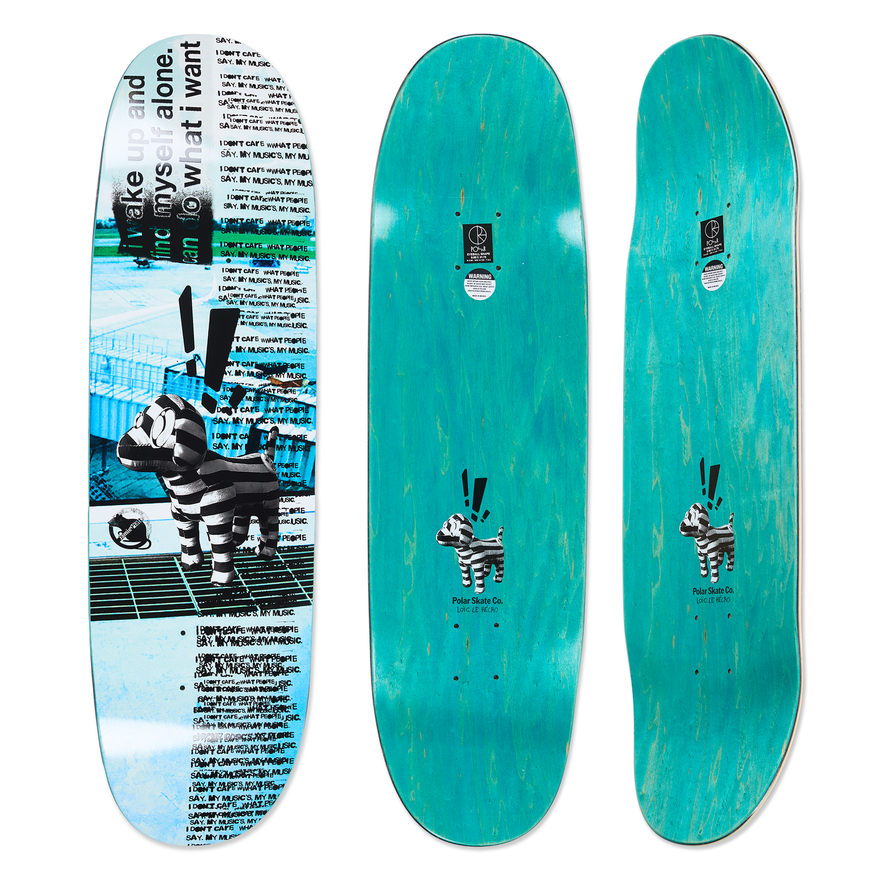 Polar Skate Co. - Jamie Platt My Music - 8.85" Eyeball Shape
