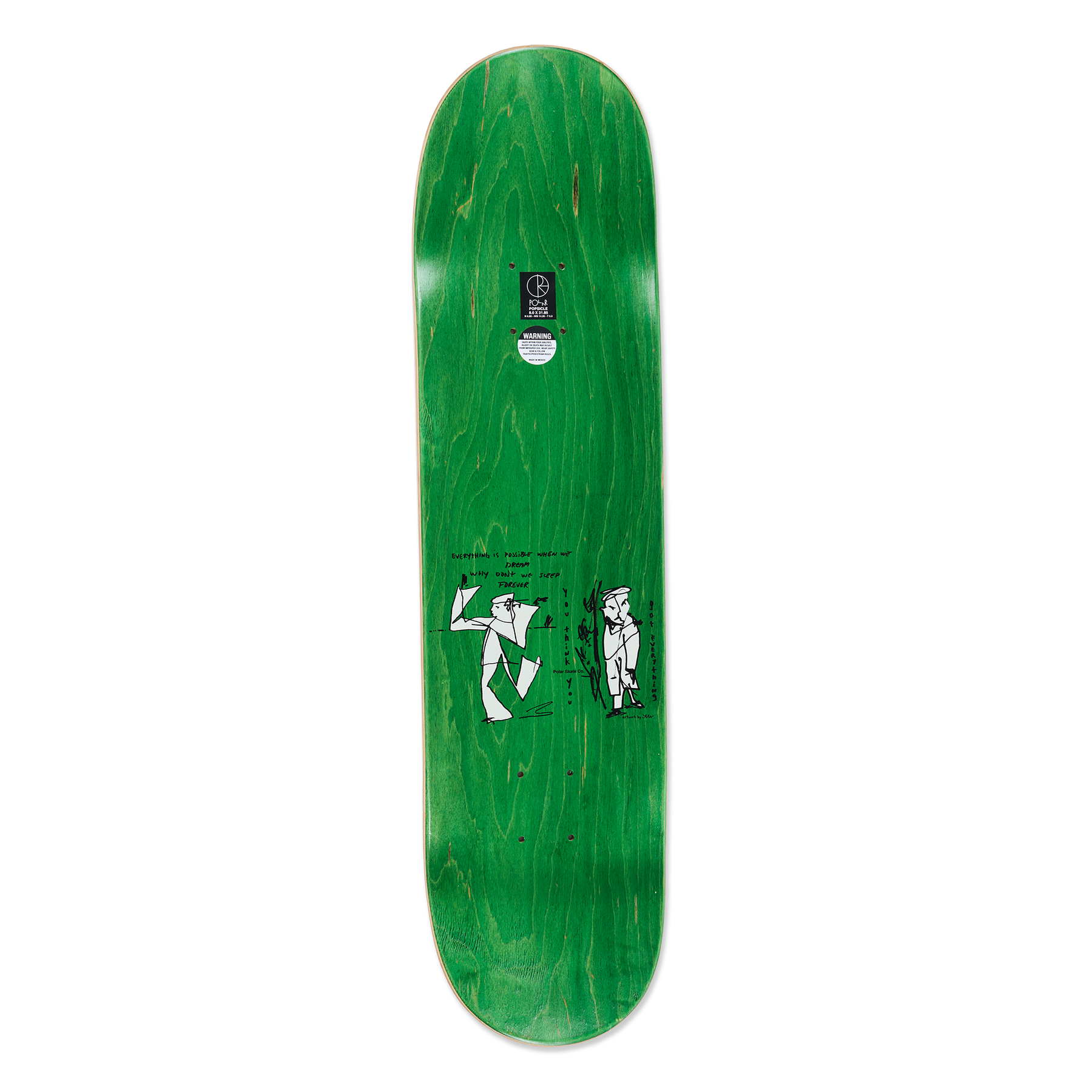 Polar Skate Co. - Alv Sleep Forever - 8.0"