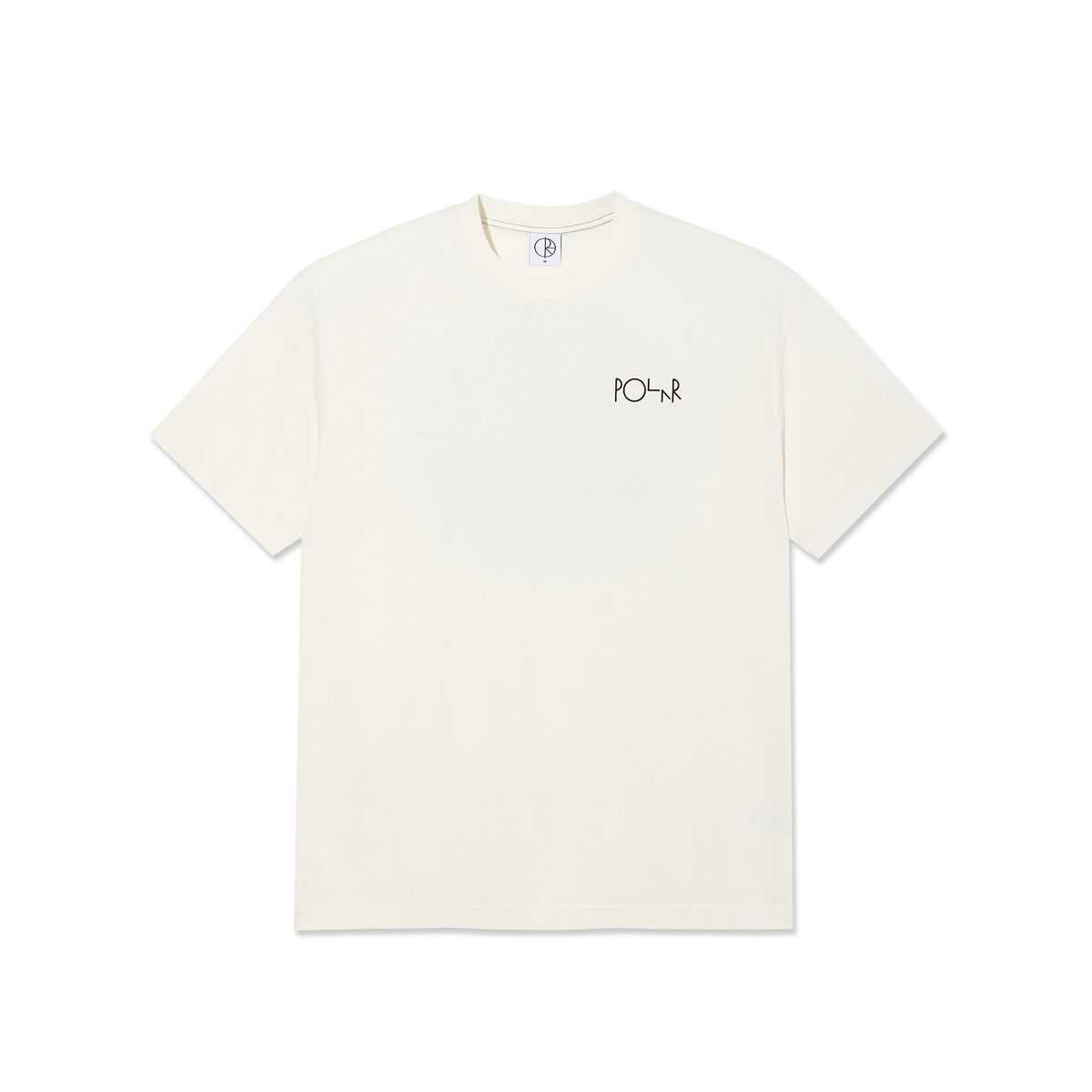 Polar Skate Co. - Contrast Tee Fill Logo - Ivory/Black