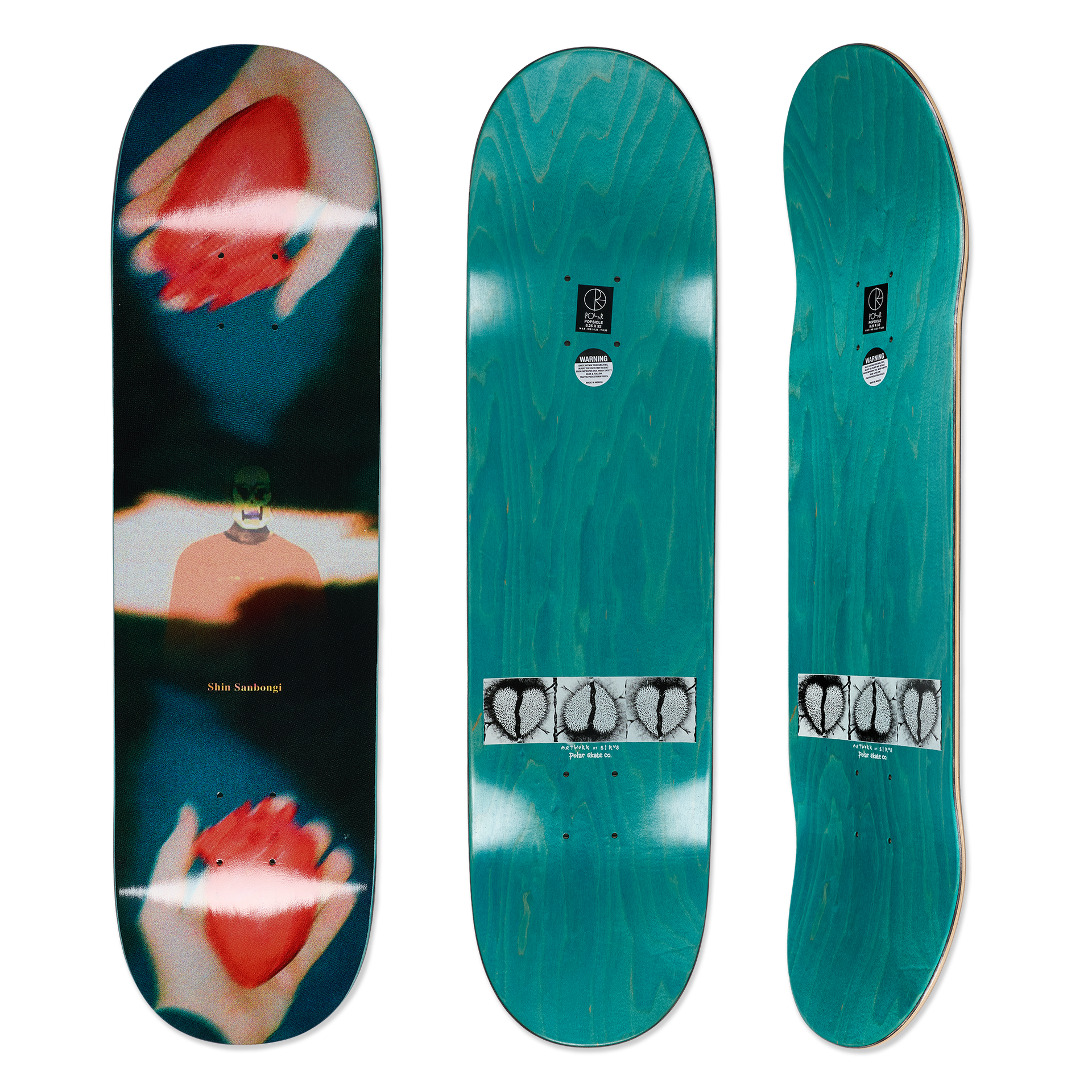 Polar Skate Co. - Shin Sanbongi Heart In Hand - 8.25"