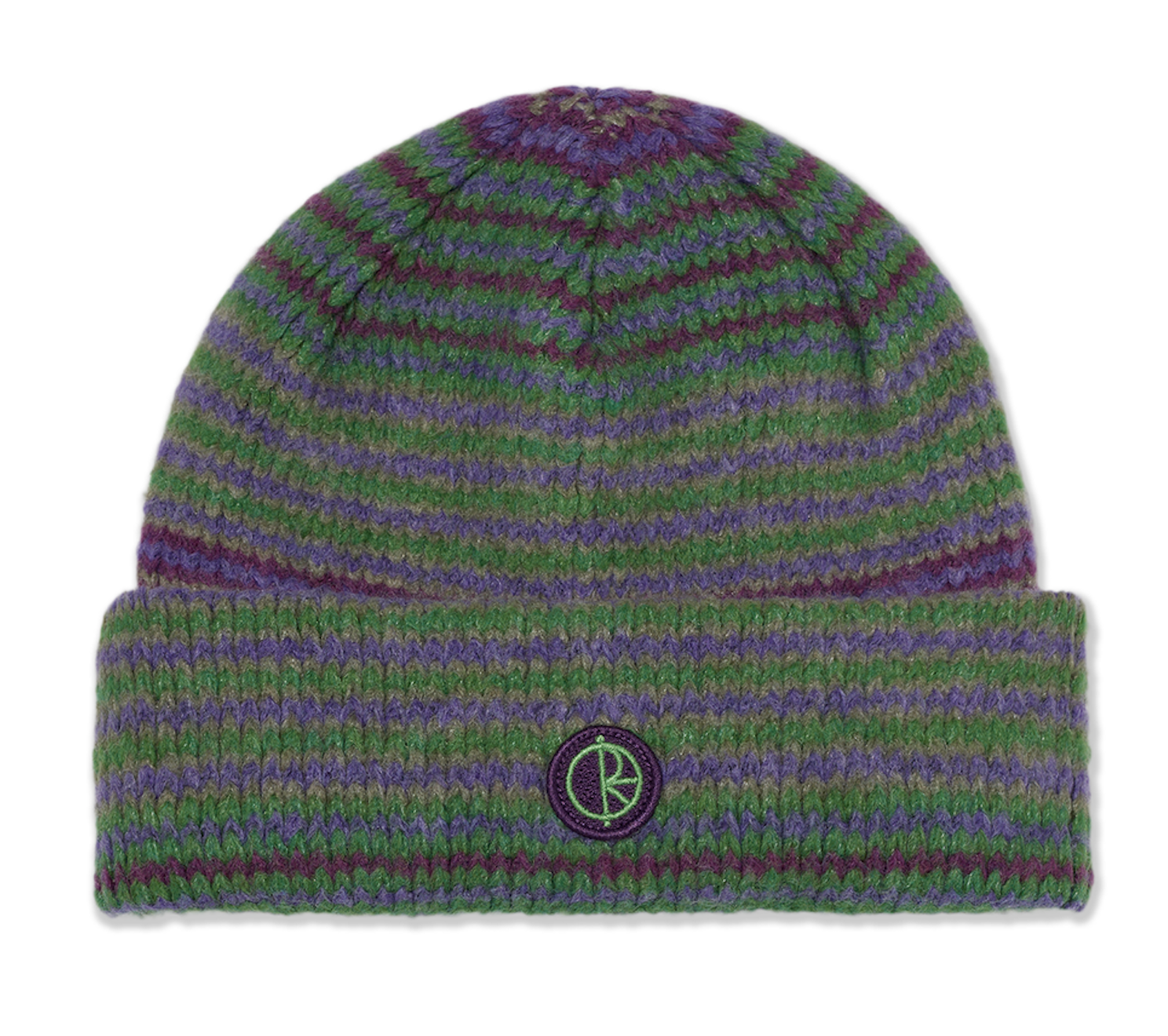 Polar Skate Co. - George Beanie - Purple/Green