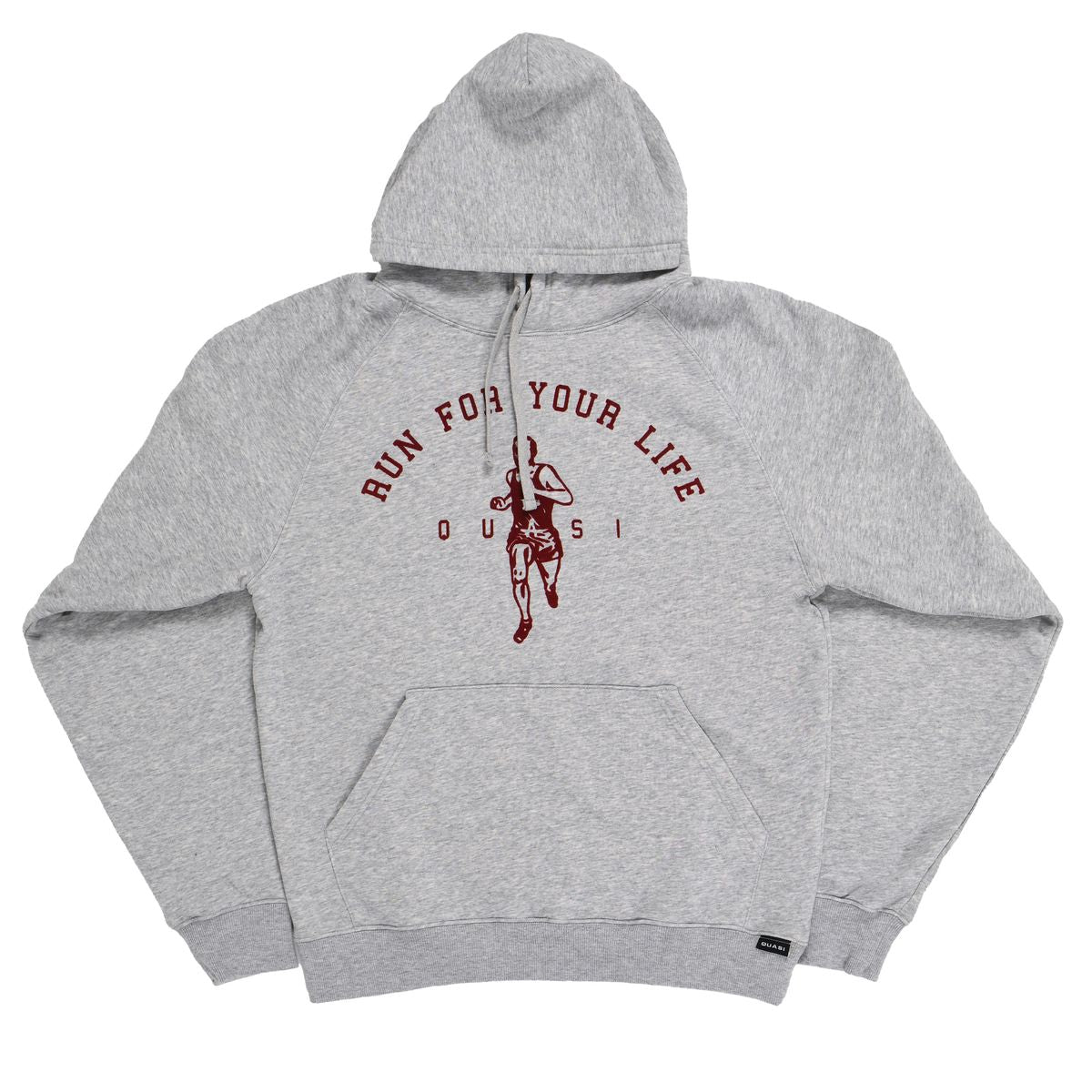 Quasi Skateboards - Run Hoodie Heather Grey