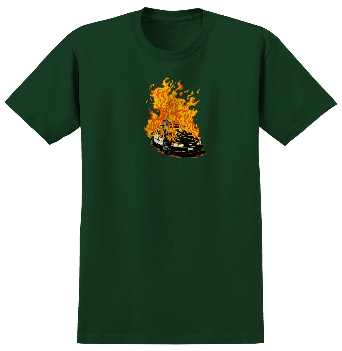 Real Skateboards - Pig Roast Tee - Forest Green